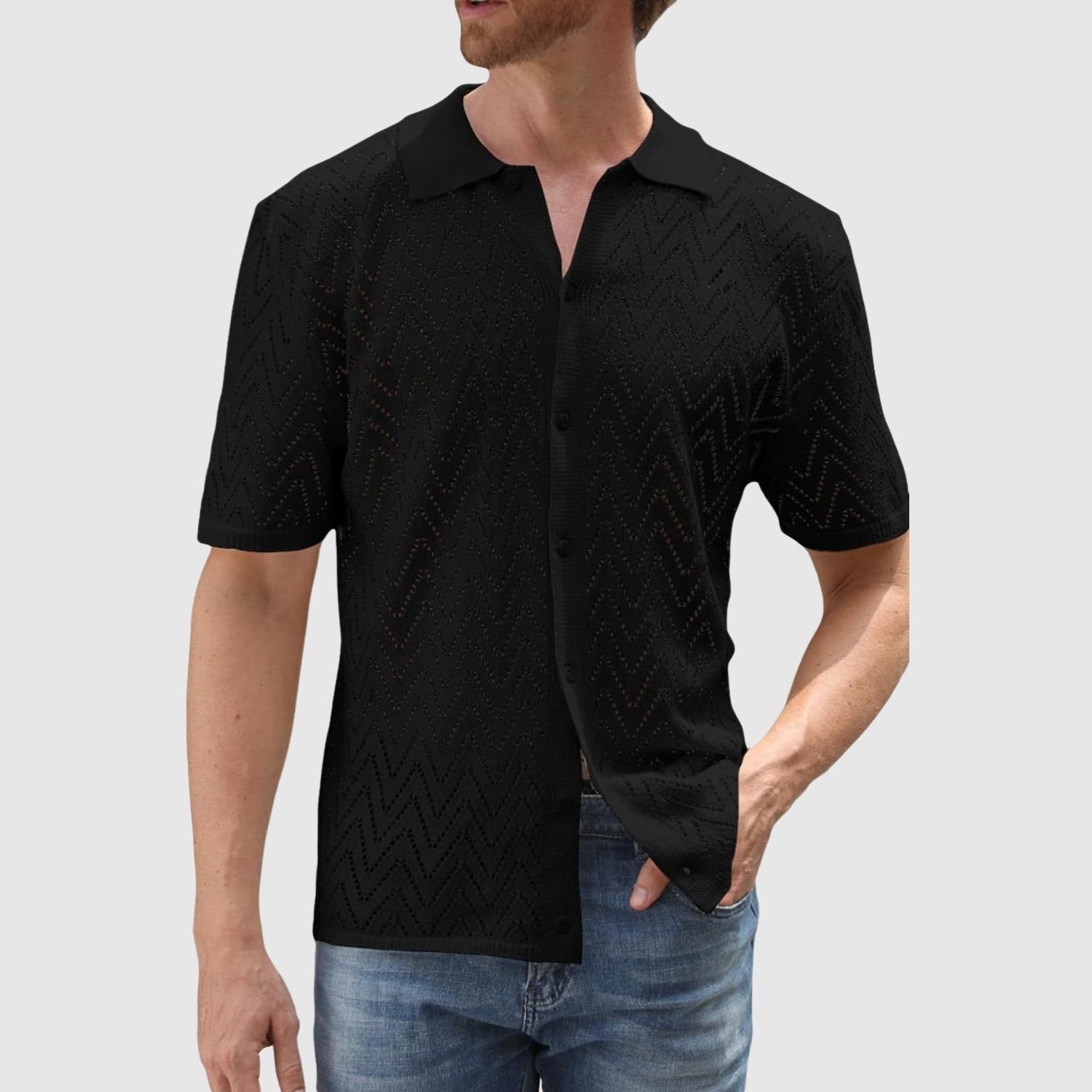 Adrian – Svetr se zigzag vzorem