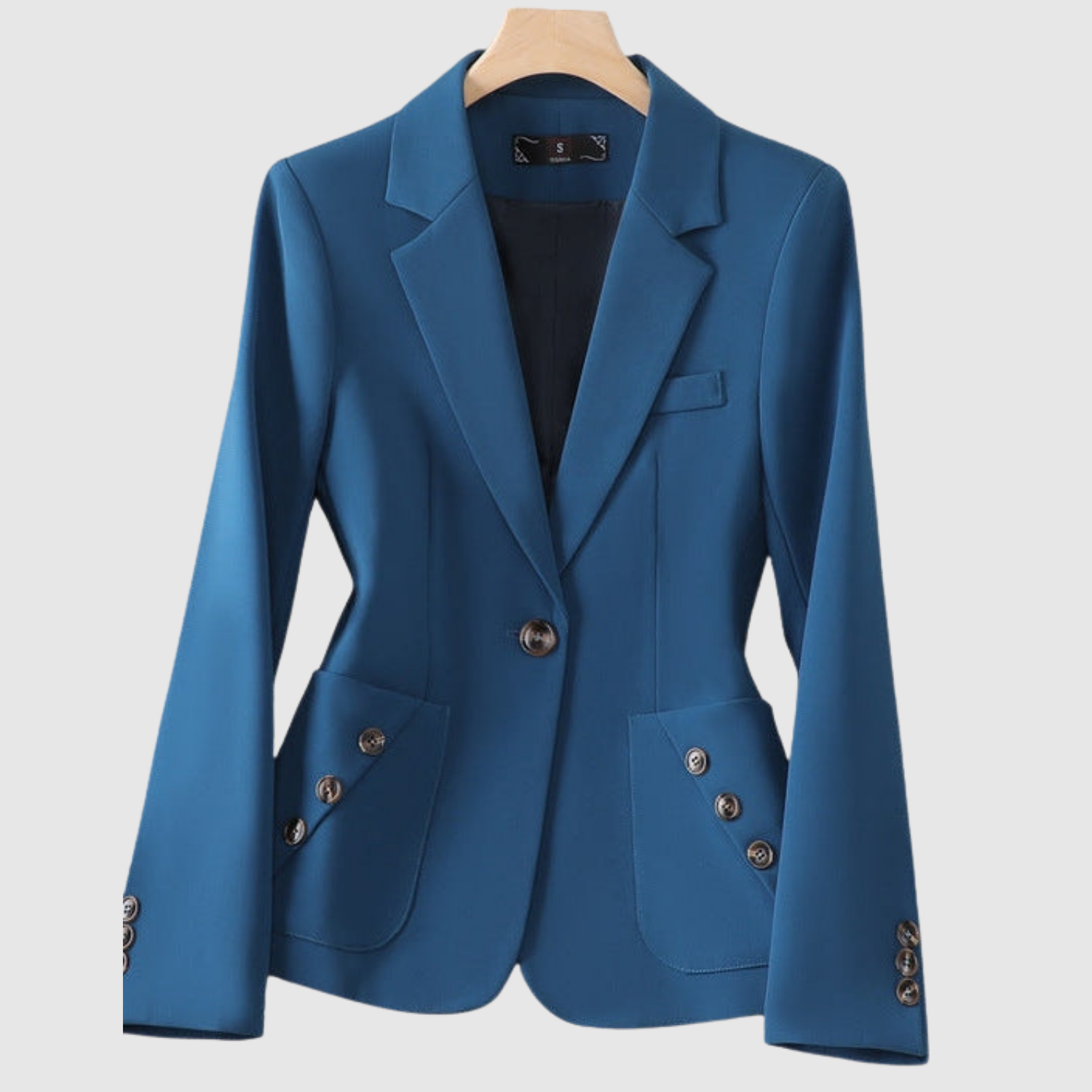 Silvie – Klasický blazer s detaily z knoflíků