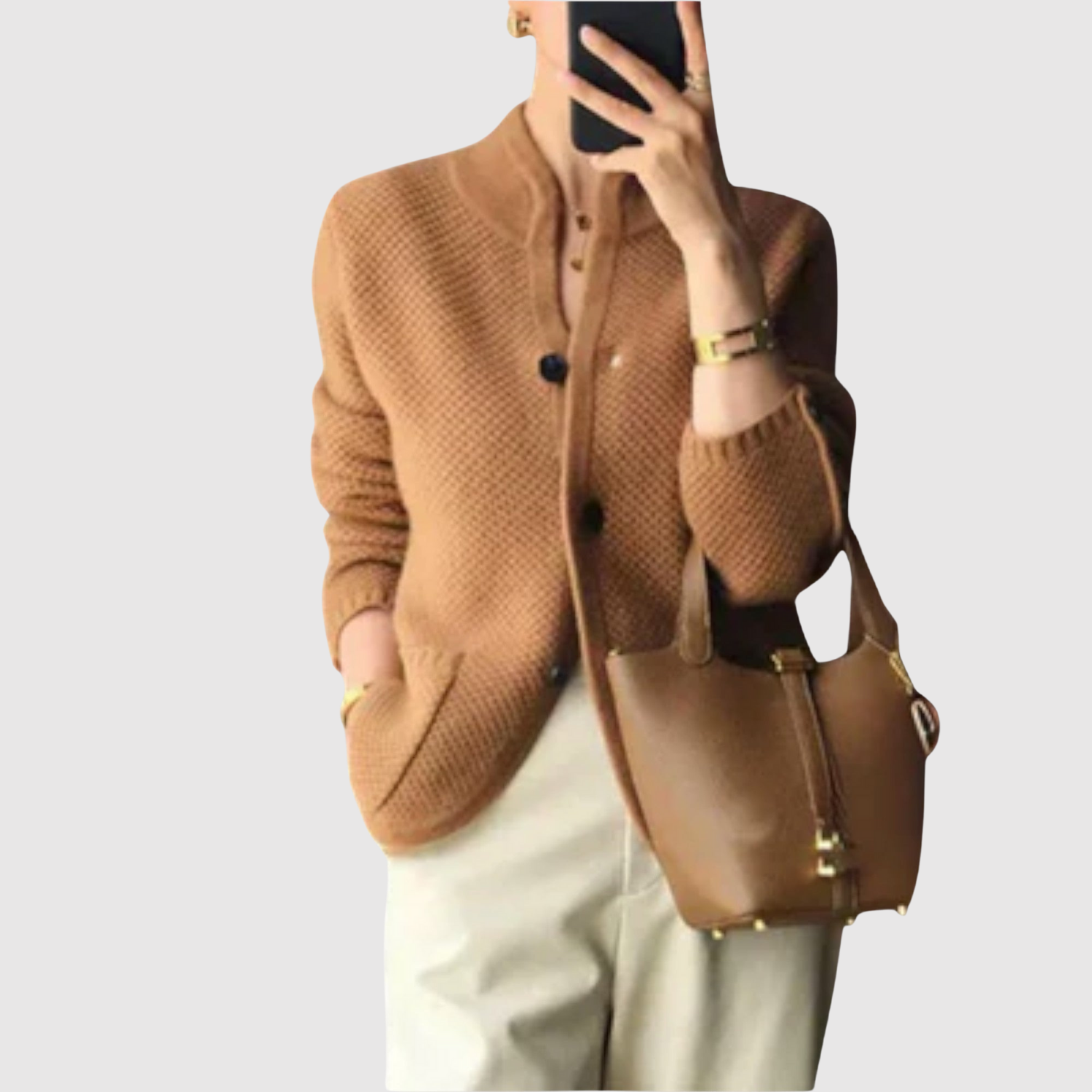 Silvie – Pletený cardigan s kapsami