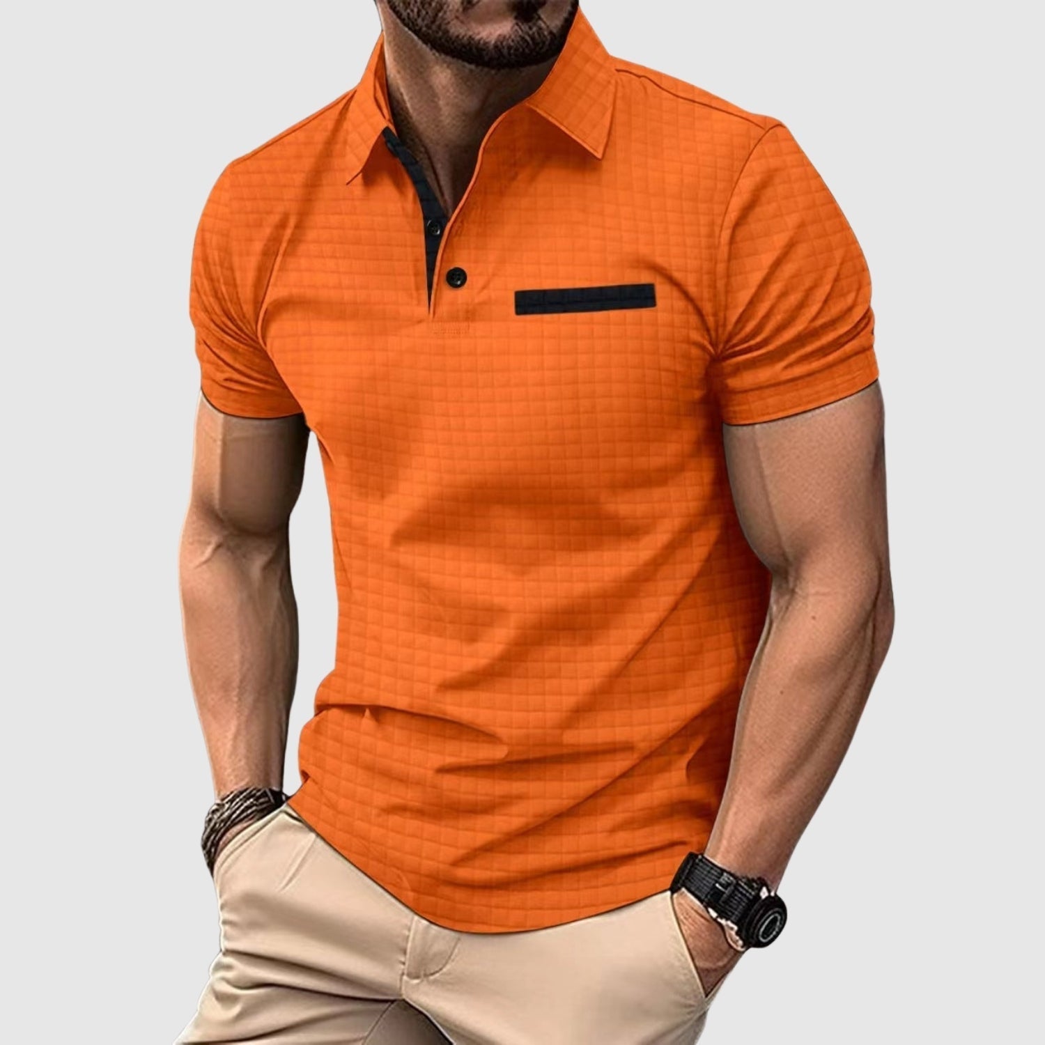 Adrian - Stylové polo s texturou