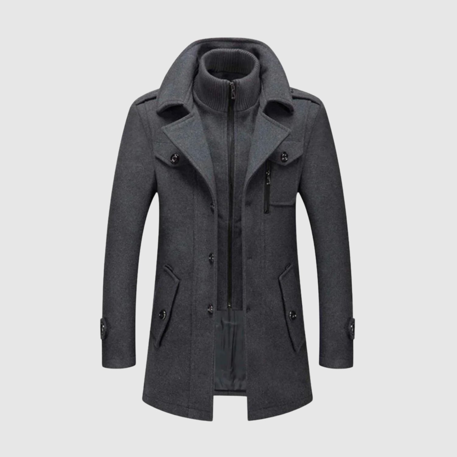 Marek – Moderní vlněný kabát