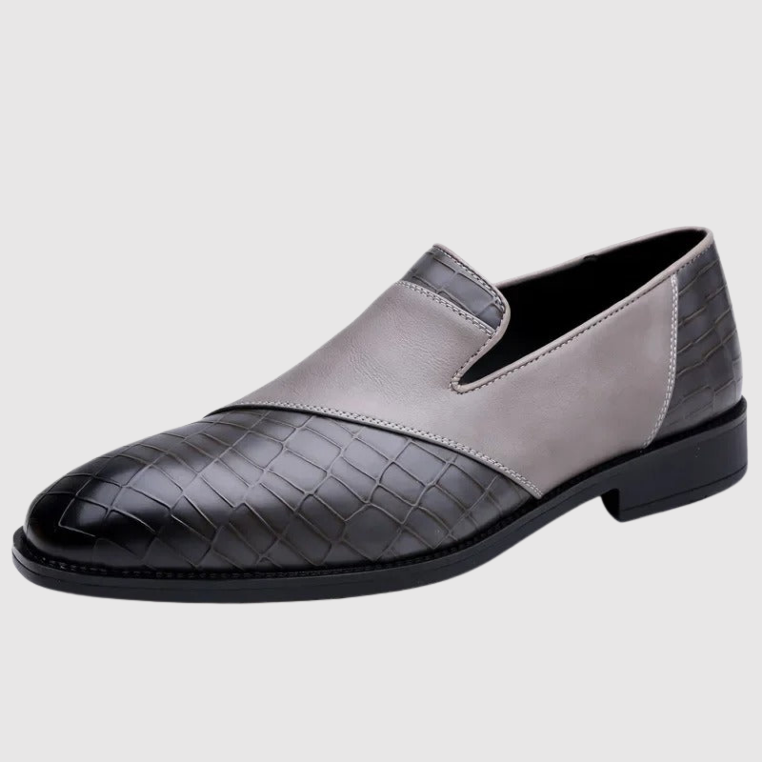 Viktor – Pánské slip-on boty z pletené kůže