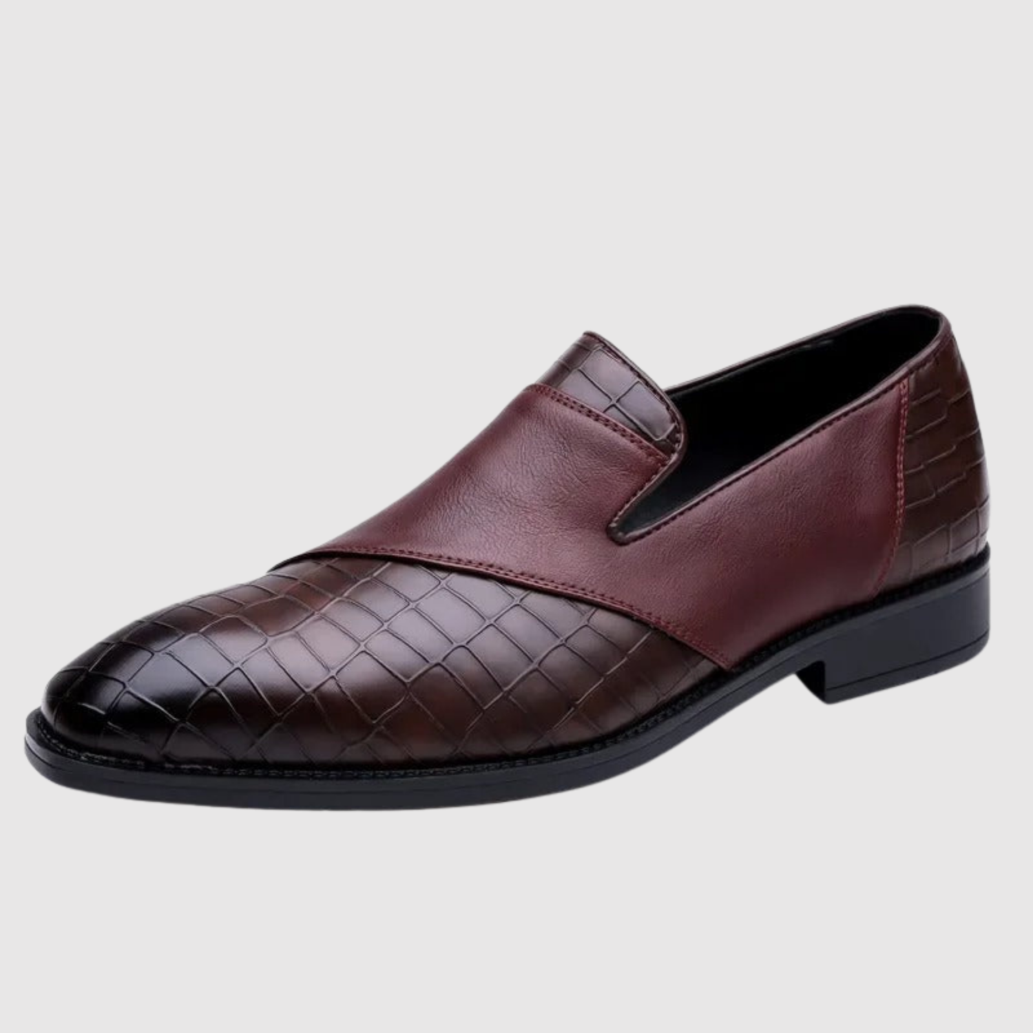 Viktor – Pánské slip-on boty z pletené kůže