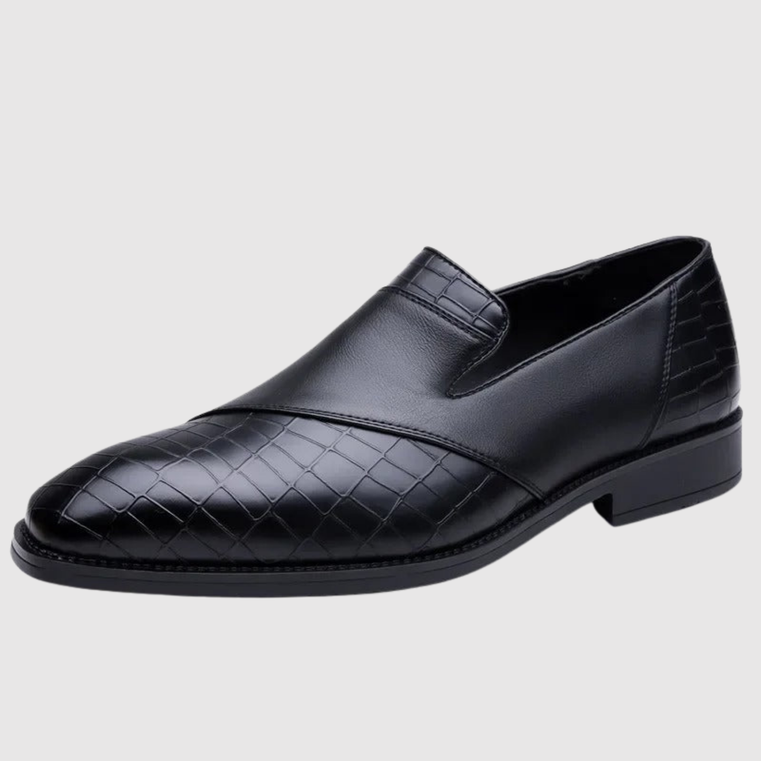 Viktor – Pánské slip-on boty z pletené kůže