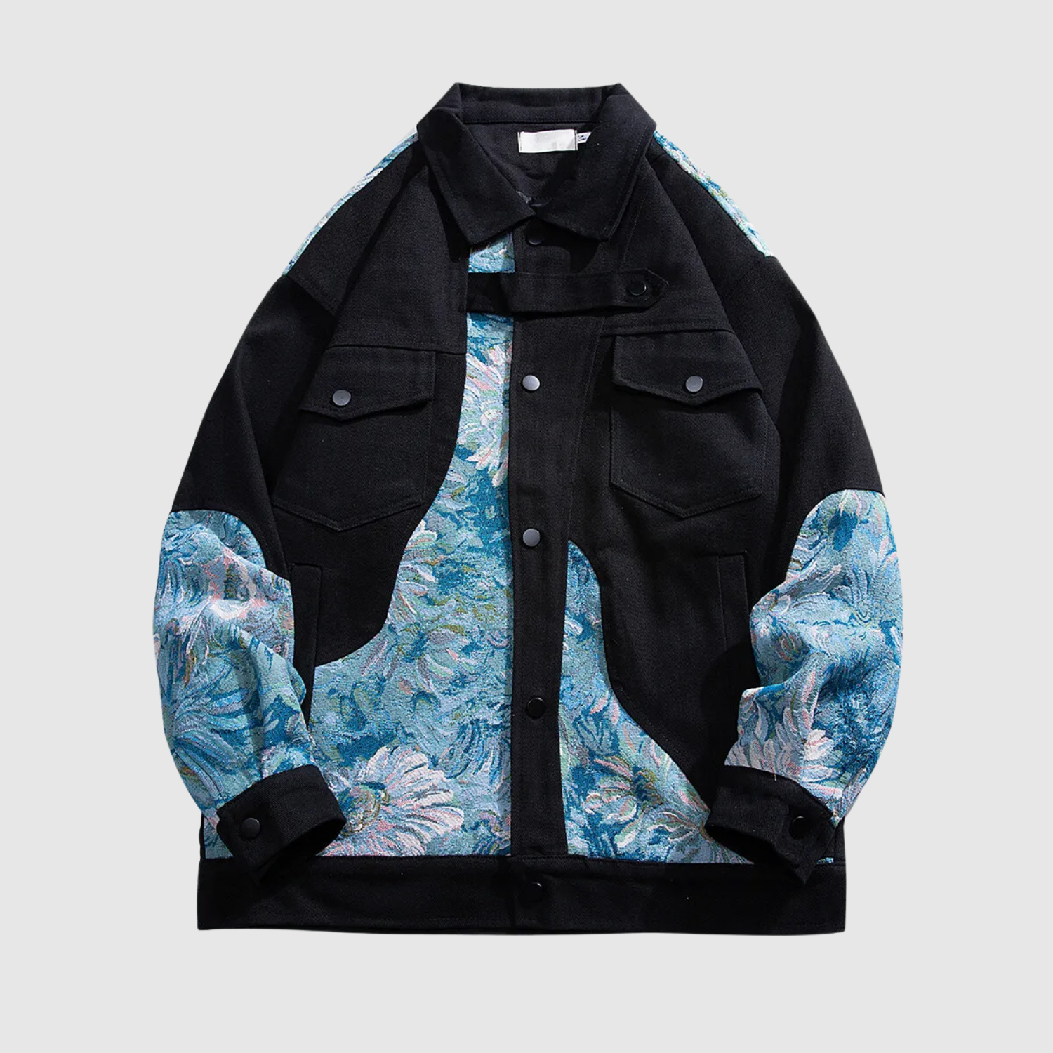 Šimon – Bunda s barevným potiskem a městskou atmosférou