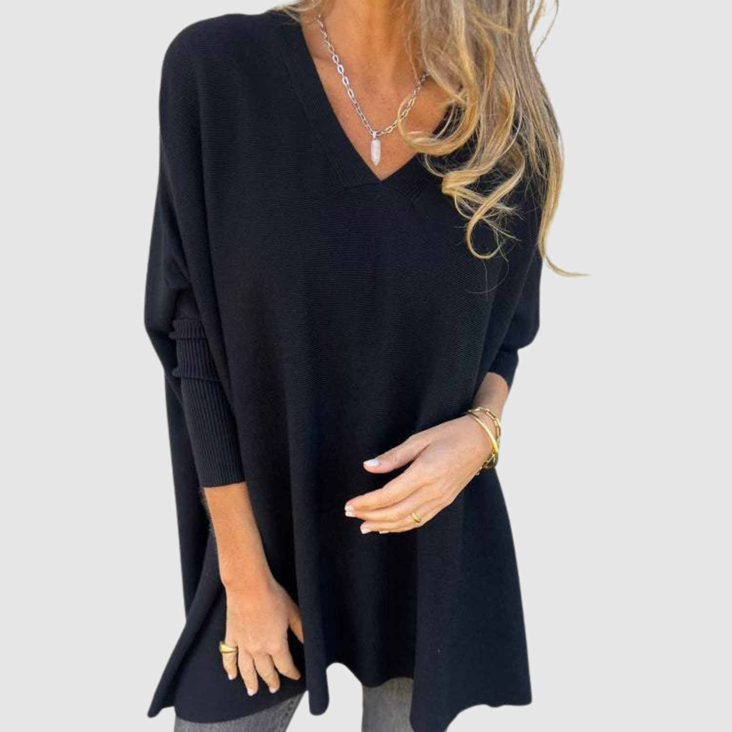 Nora – Elegantní svetr s V-výstřihem