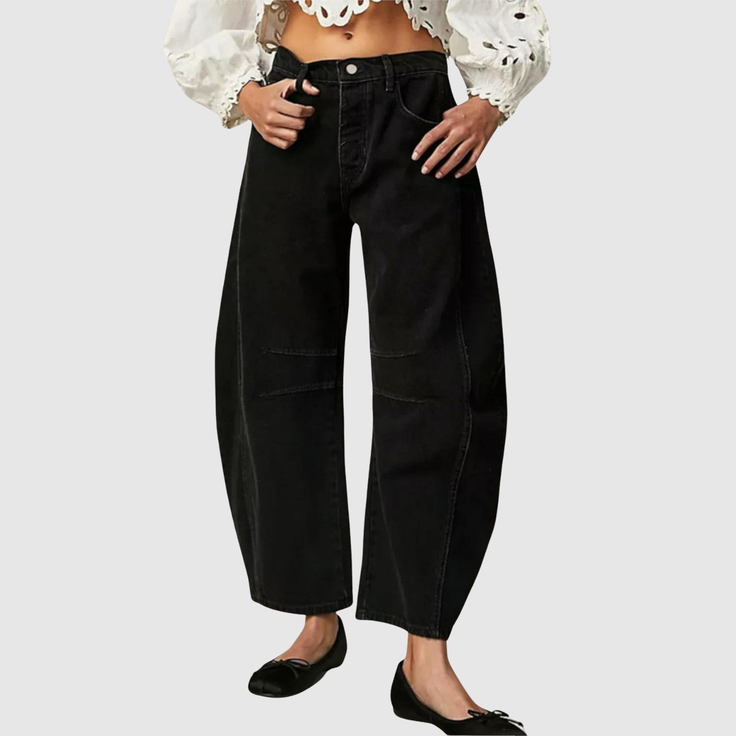 Kira – Džíny s širokým střihem a městským stylem