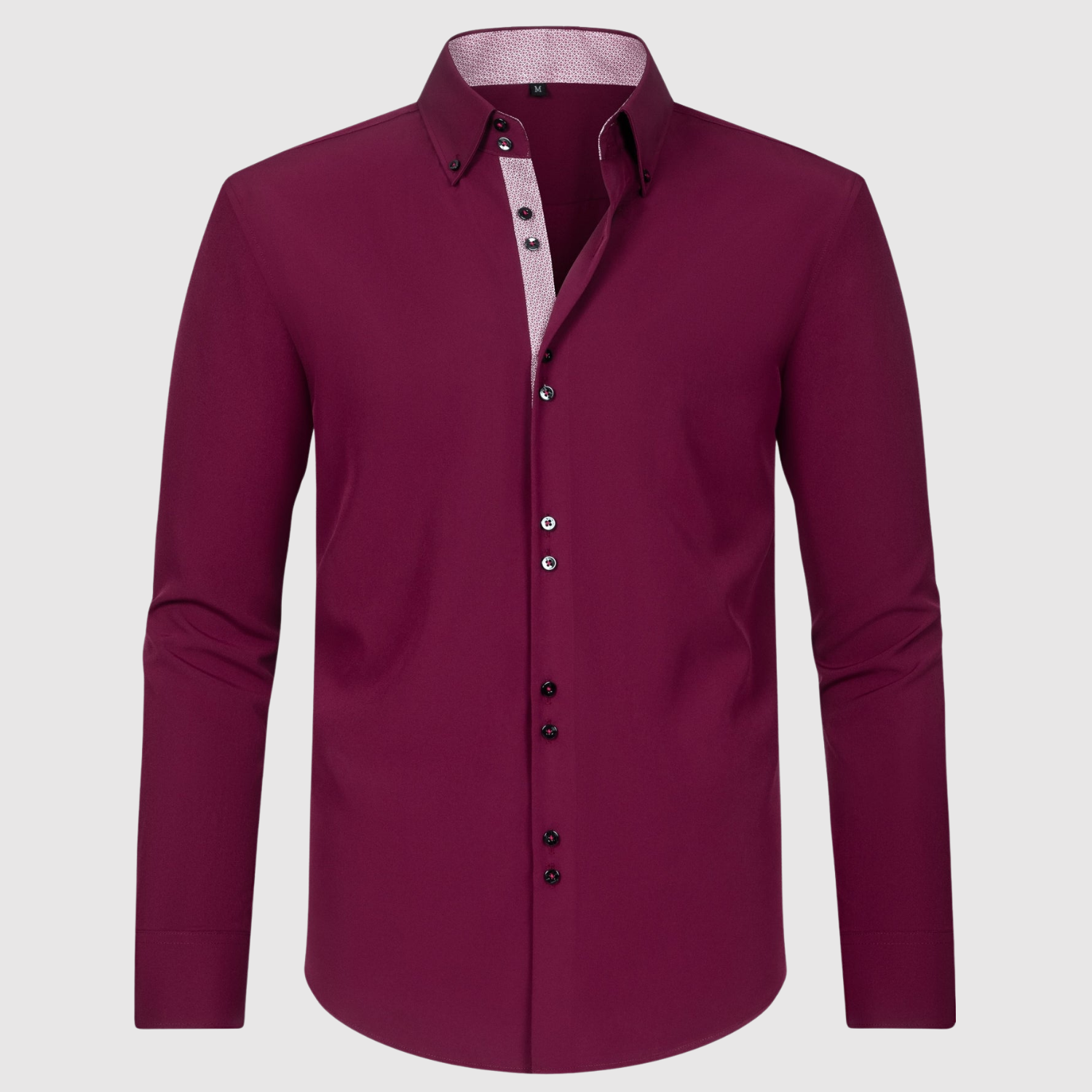 Adrian - Košile s dlouhým rukávem a dvojitými knoflíky