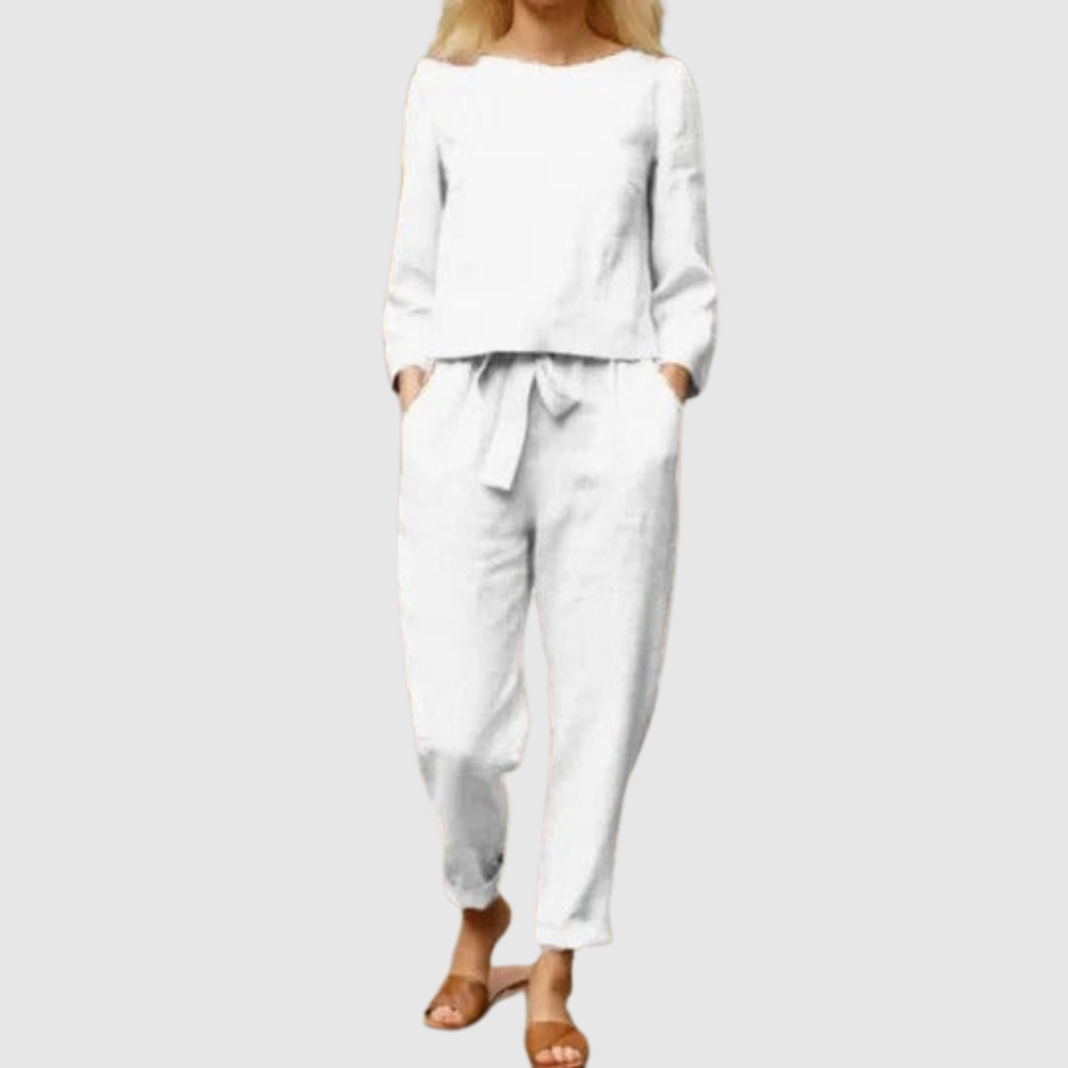 Natálie – Pohodlná souprava s kalhotami a blůzou