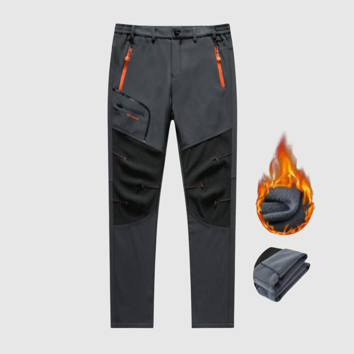 Leo - Teplé turistické kalhoty do zimních podmínek