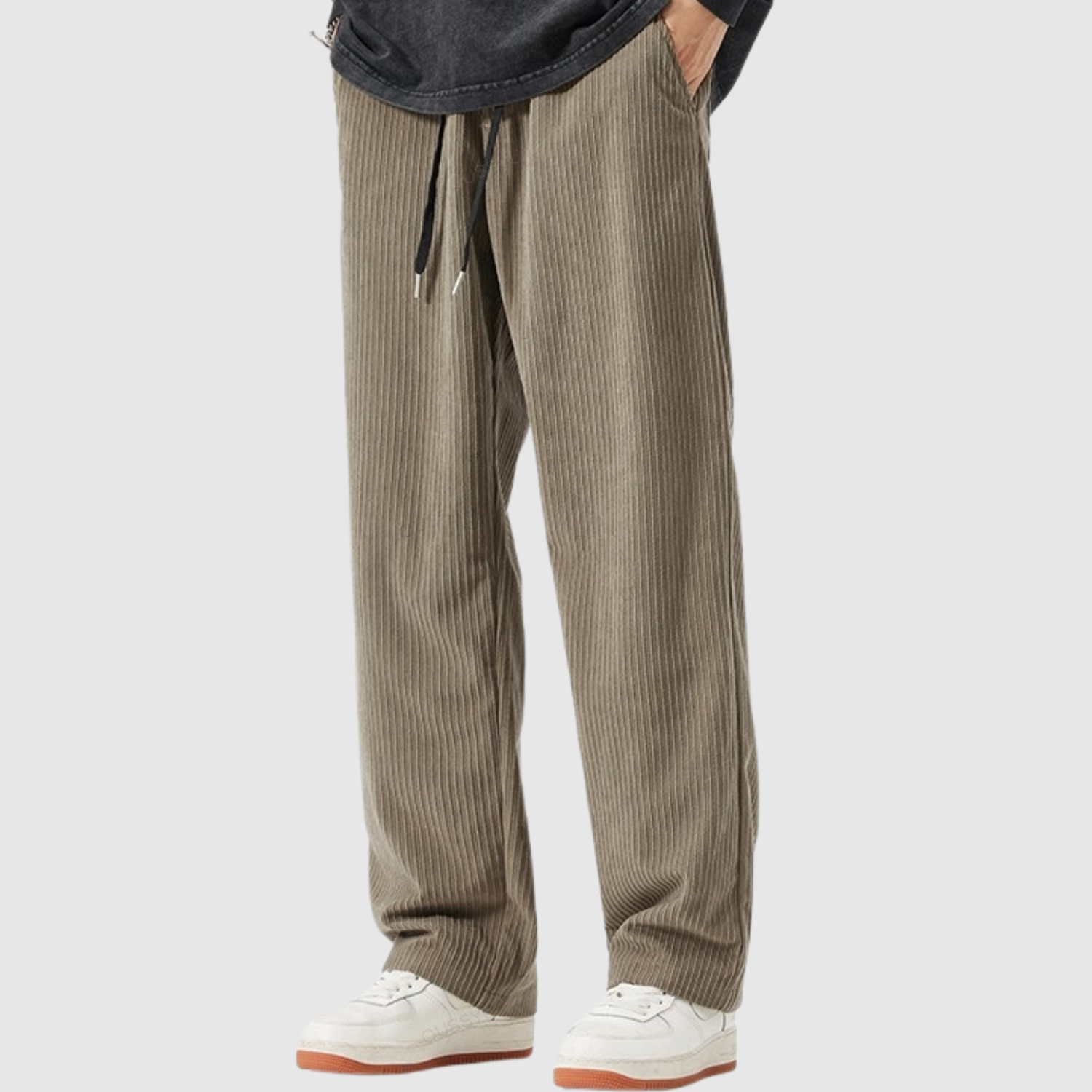 Leo – Zúžené pánské kalhoty z lehkého materiálu