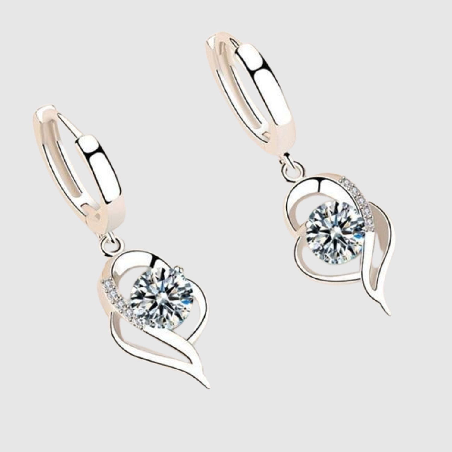 Elisa – Stříbrné náušnice se zirkonem "Lesk"