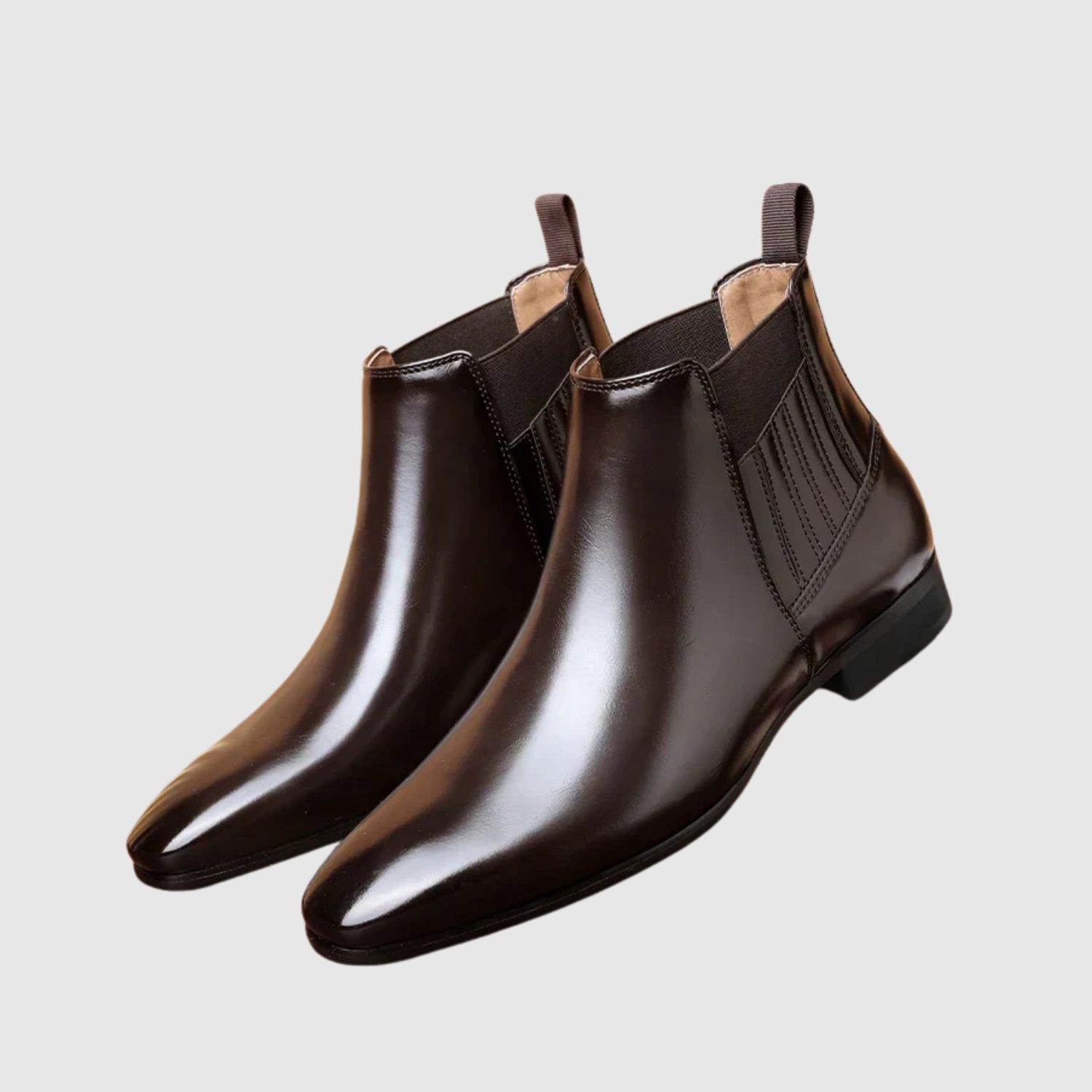 Oskar – Chelsea Boty s Elegantním Koženým Povrchem