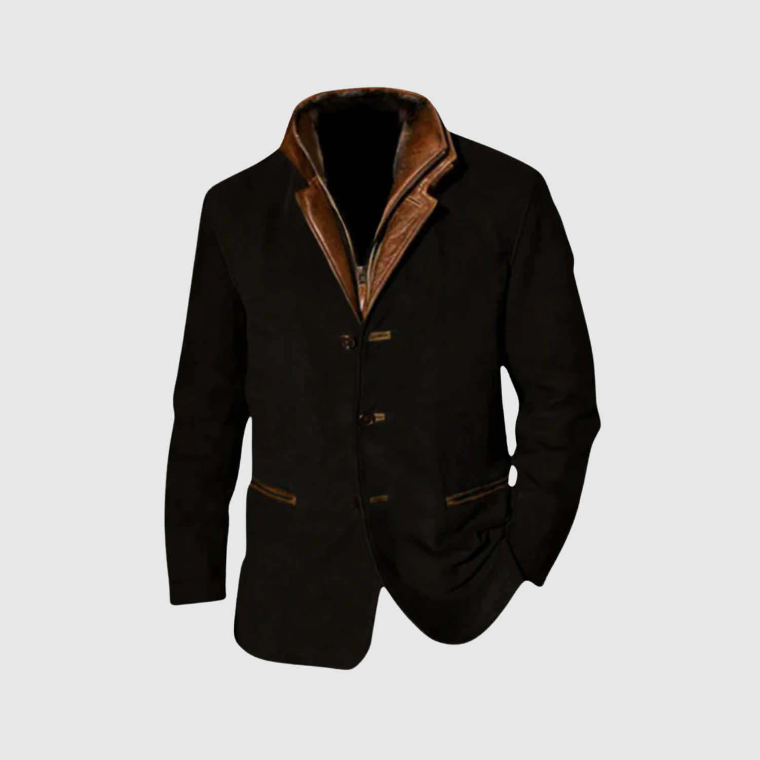 Šimon – Prošívaná bunda s elegantním límcem