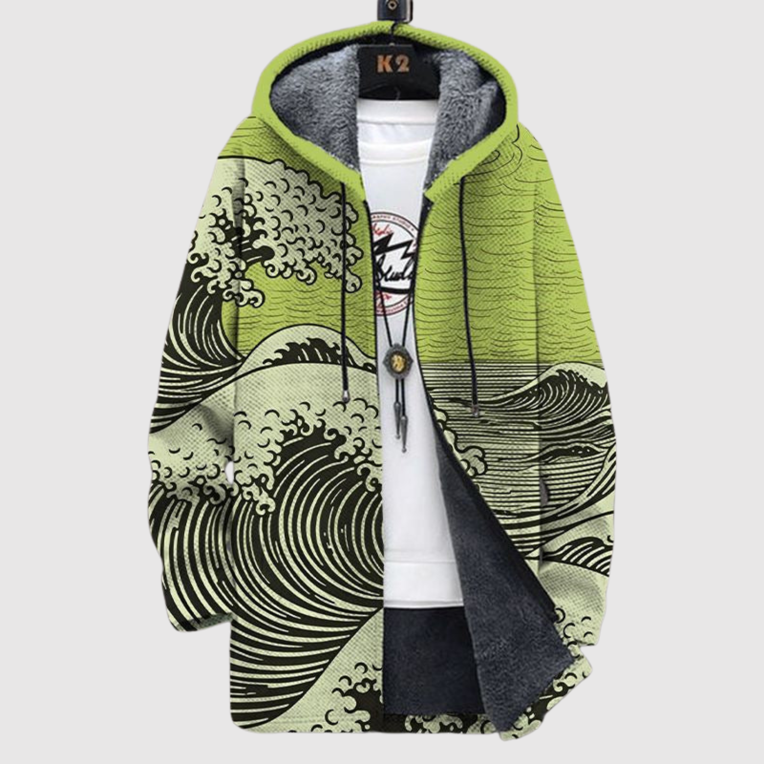 Saša – Mikina s vlnitým motivem v japonském stylu