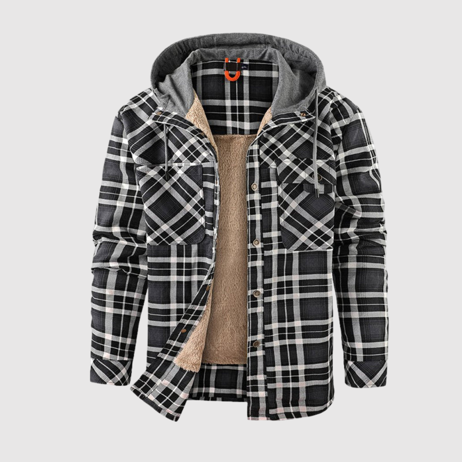 Šimon – Košile s kapucí a vatovanou podšívkou