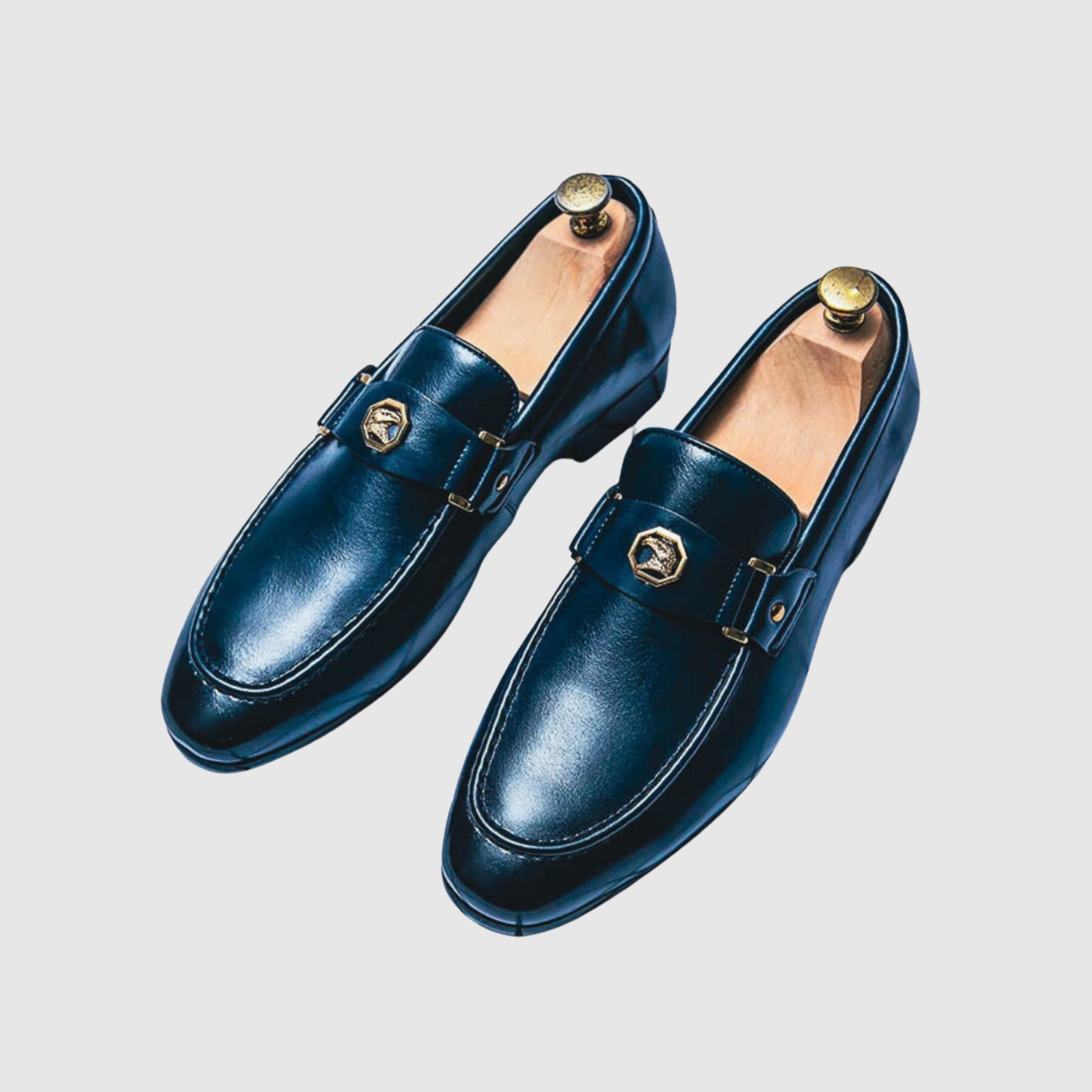 Oskar – Klasické Loafery s Metalovým Popruhem