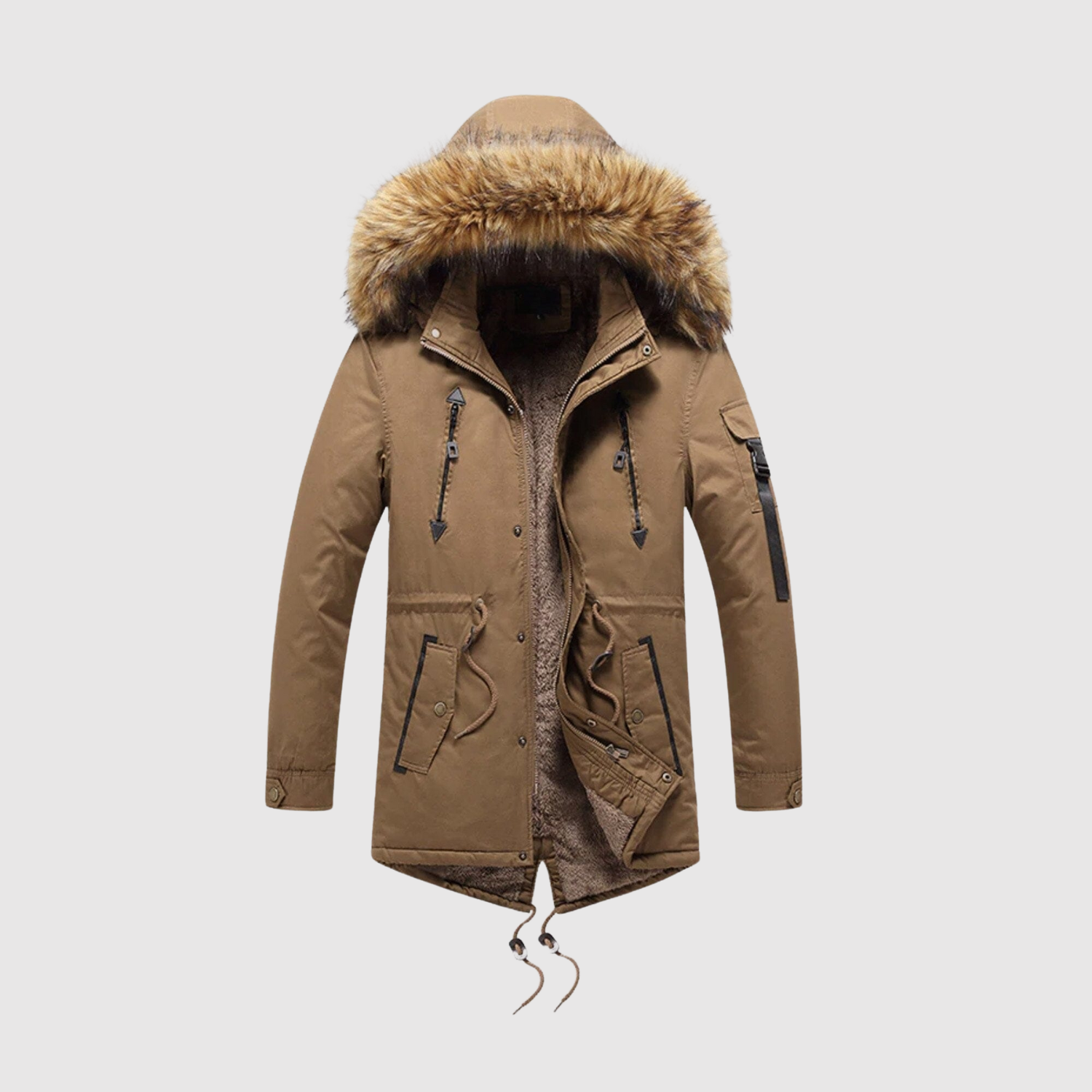 Marek – Teplá zimní bunda s umělým peřím