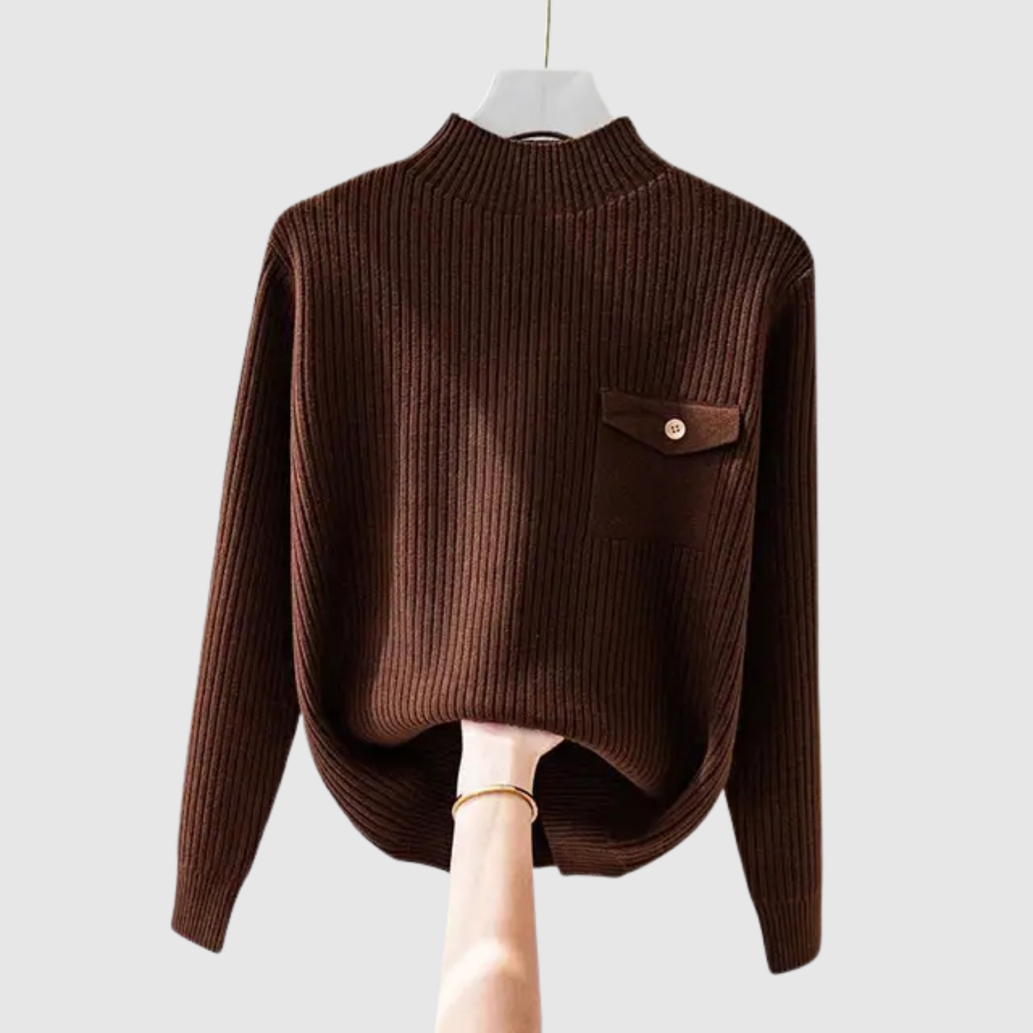 Nora – Svetr s kapsou na hrudi