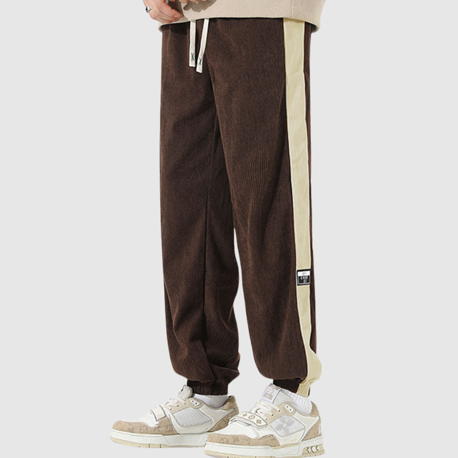 Denis – Sportovní kalhoty s kontrastními pruhy