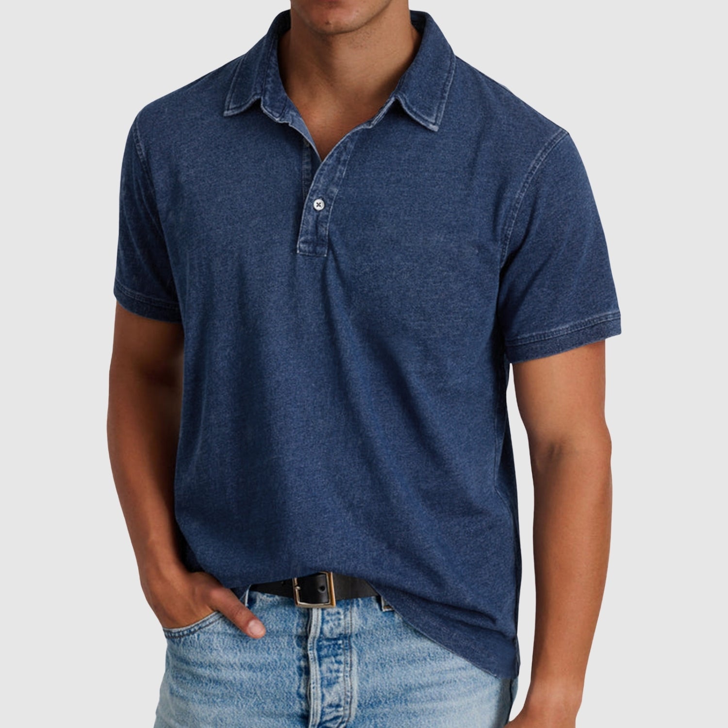 Adrian – Vintage polo s knoflíky