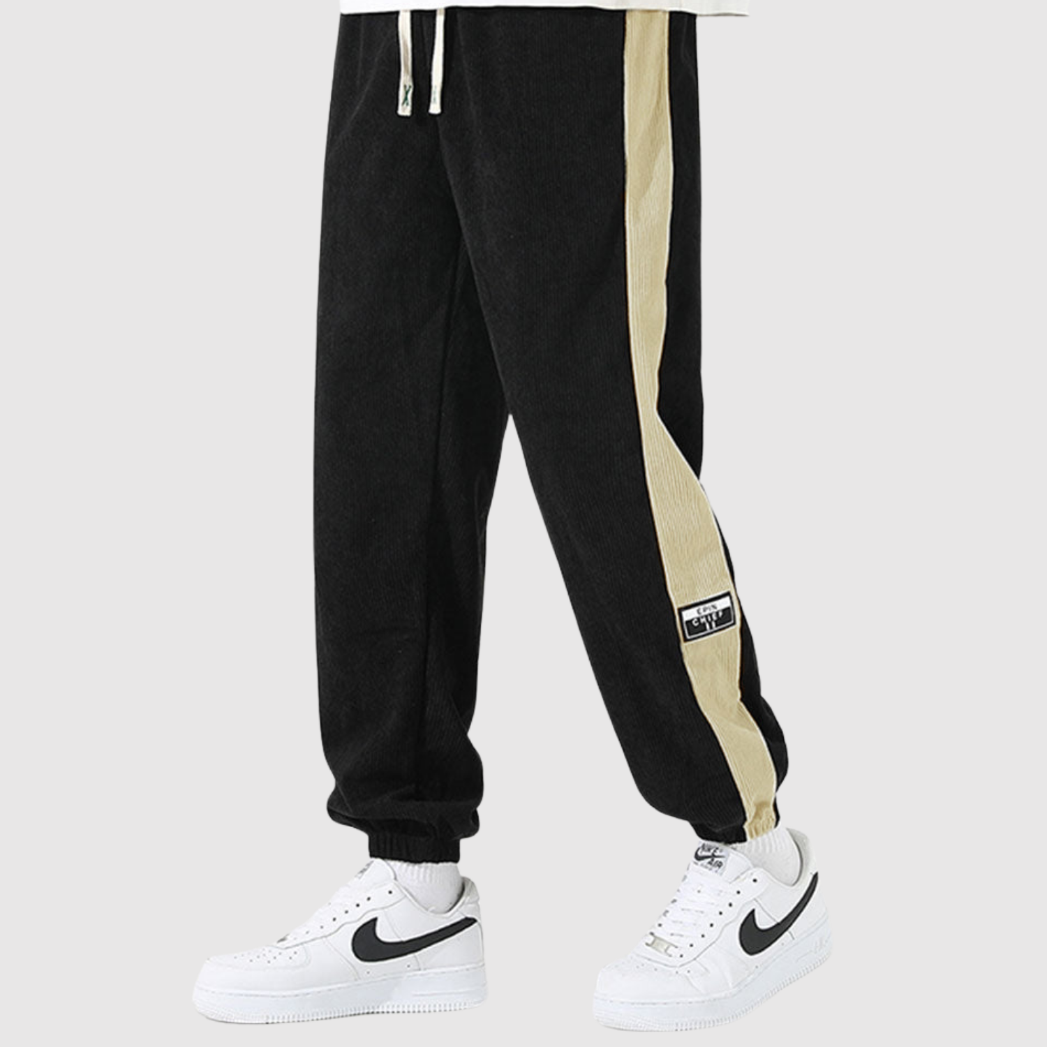 Denis – Sportovní kalhoty s kontrastními pruhy