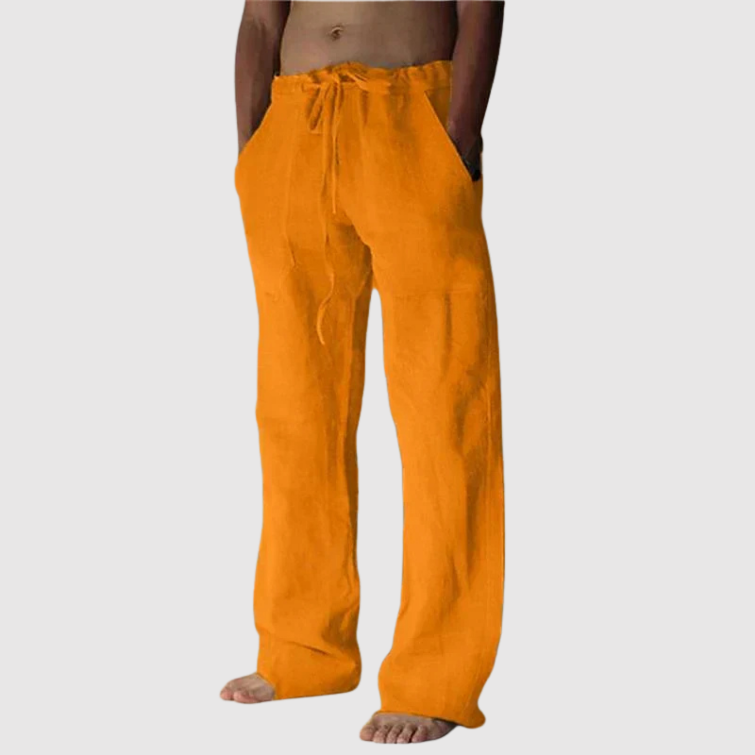 Leo – Letní lněné kalhoty