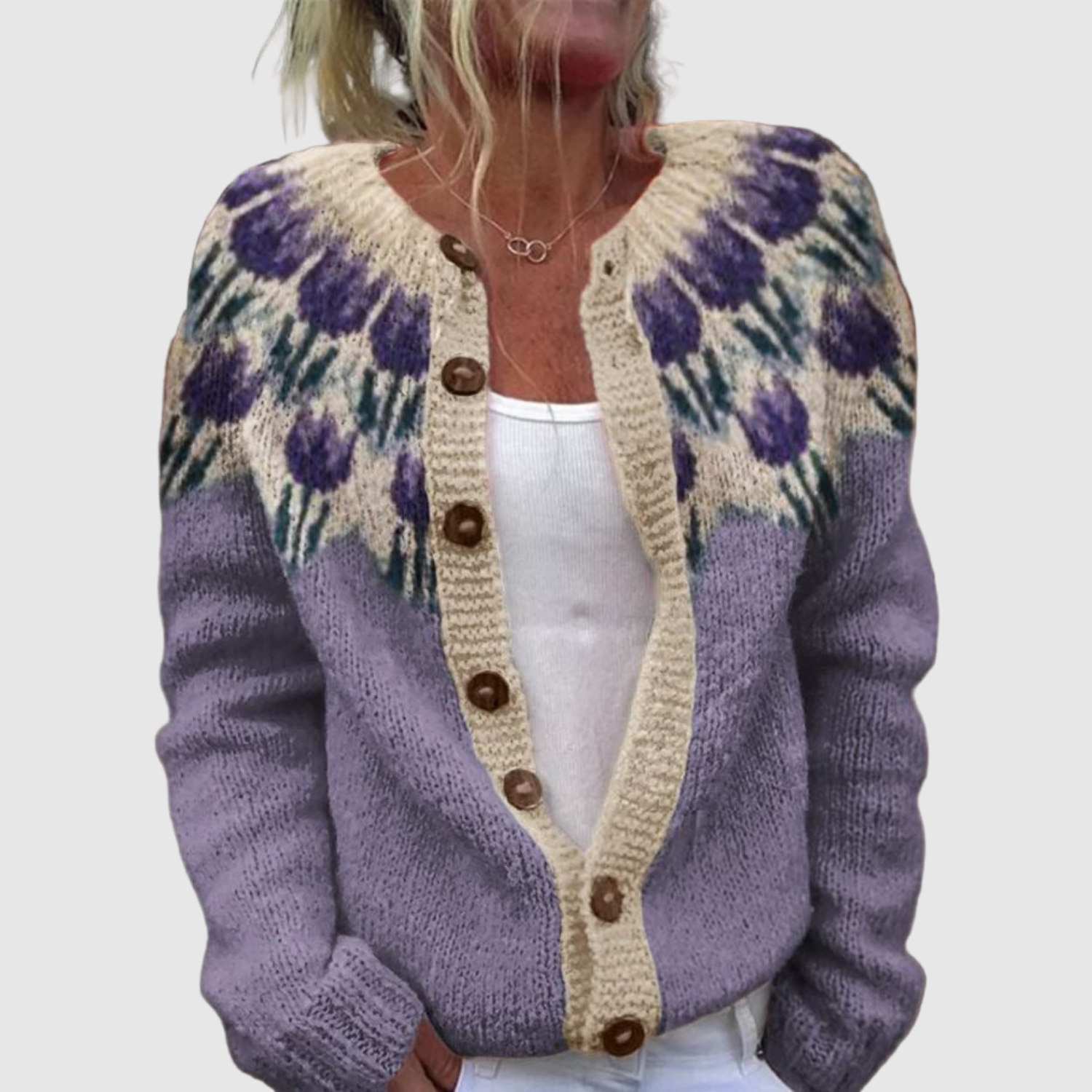 Nora – Kardigan s nordickým vzorem