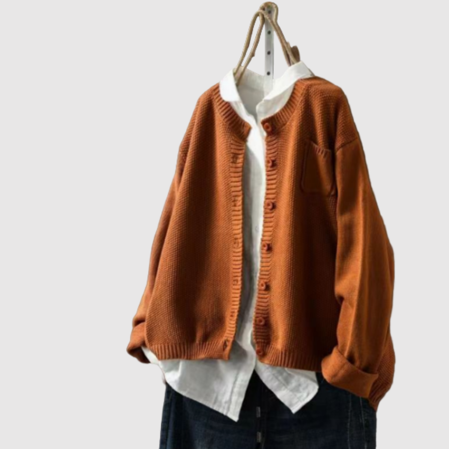 Nora – Klasický kardigan z bavlněné směsi