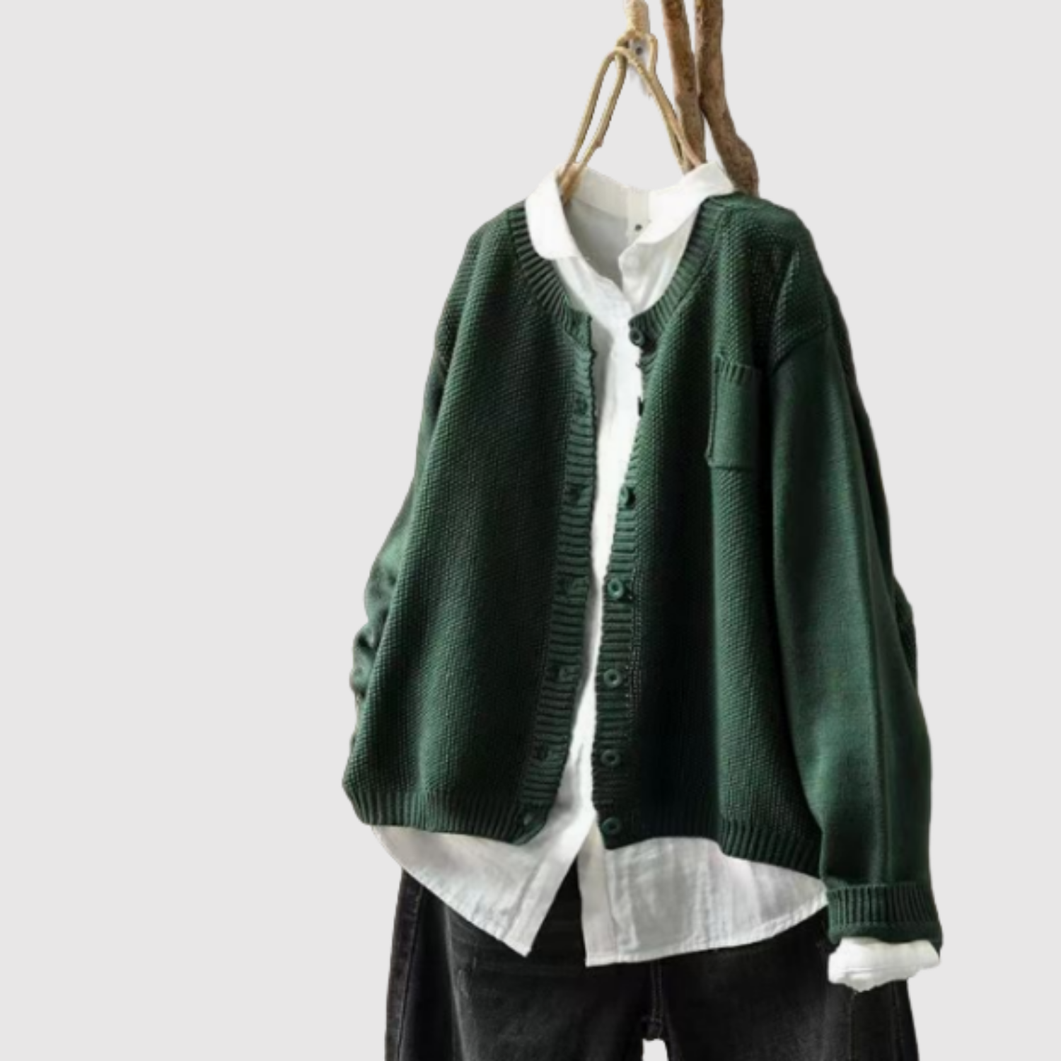 Nora – Klasický kardigan z bavlněné směsi