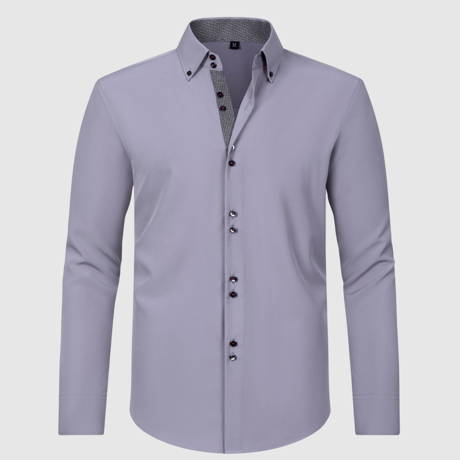 Adrian - Košile s dlouhým rukávem a dvojitými knoflíky