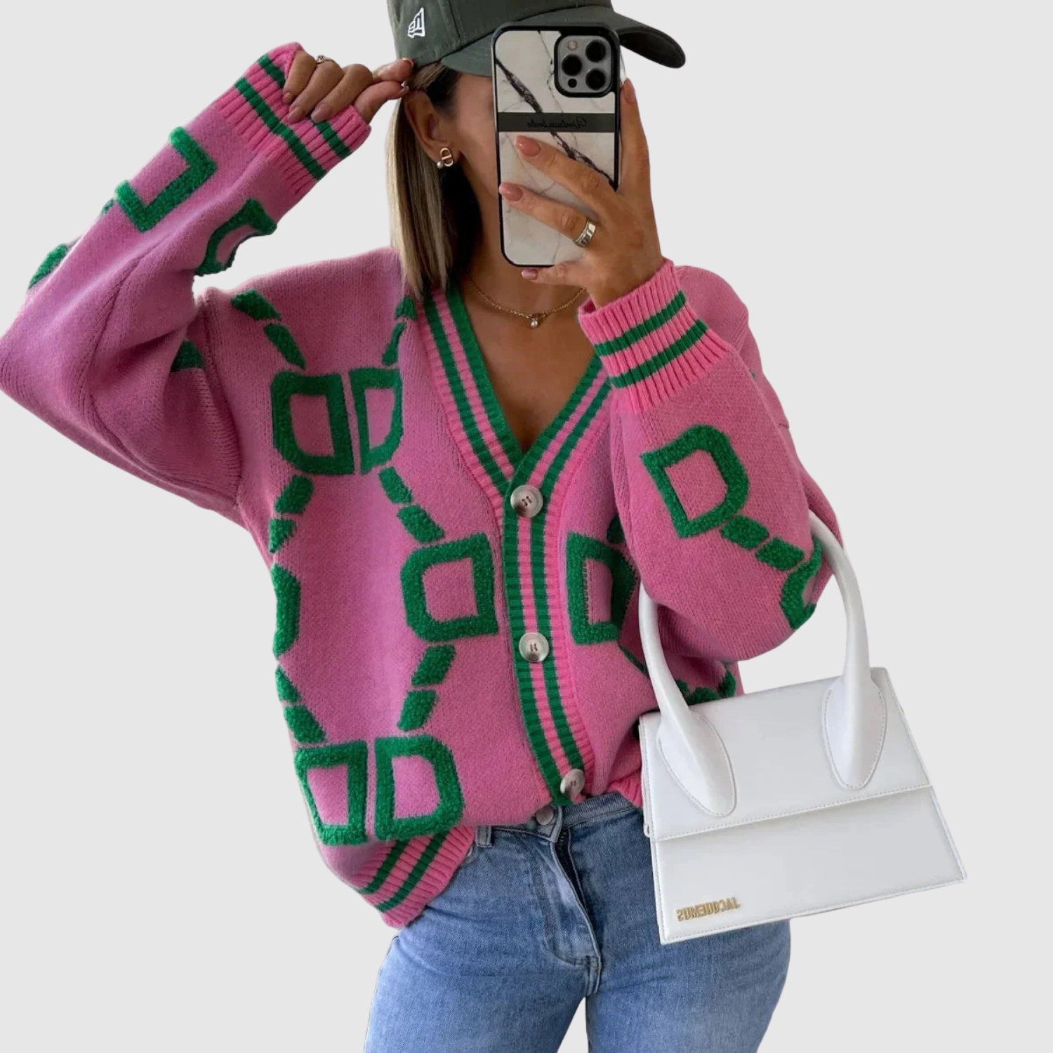 Nora – Kardigan s grafickým vzorem