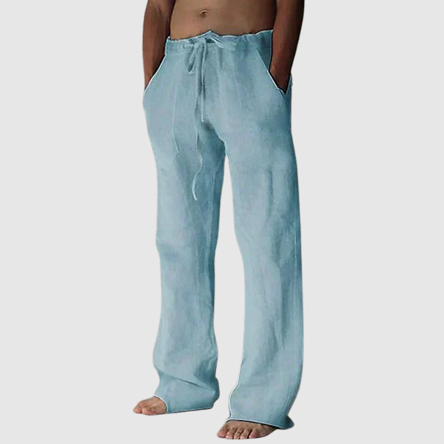 Leo – Letní lněné kalhoty