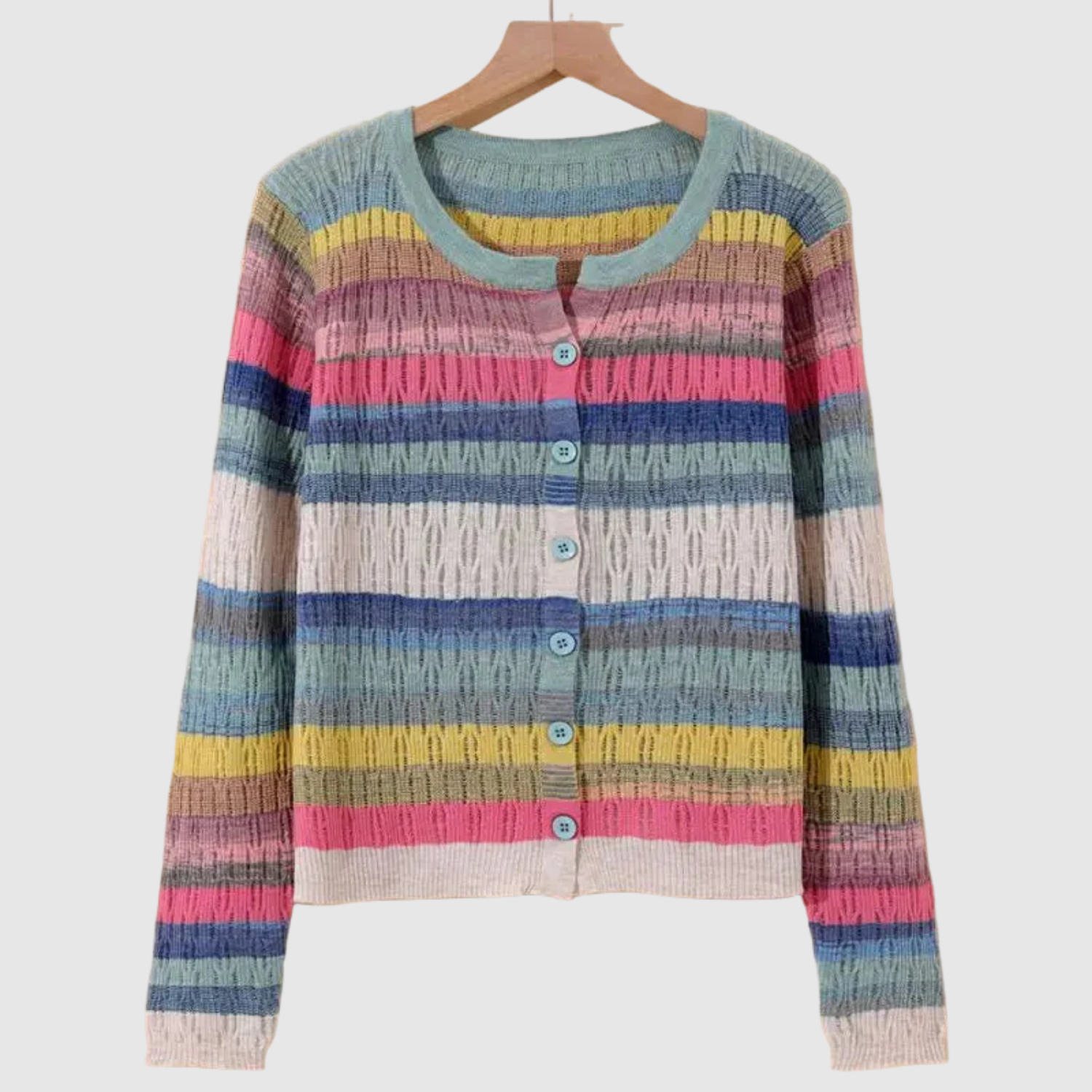 Nora – Pruhovaný cardigan v mnoha barvách