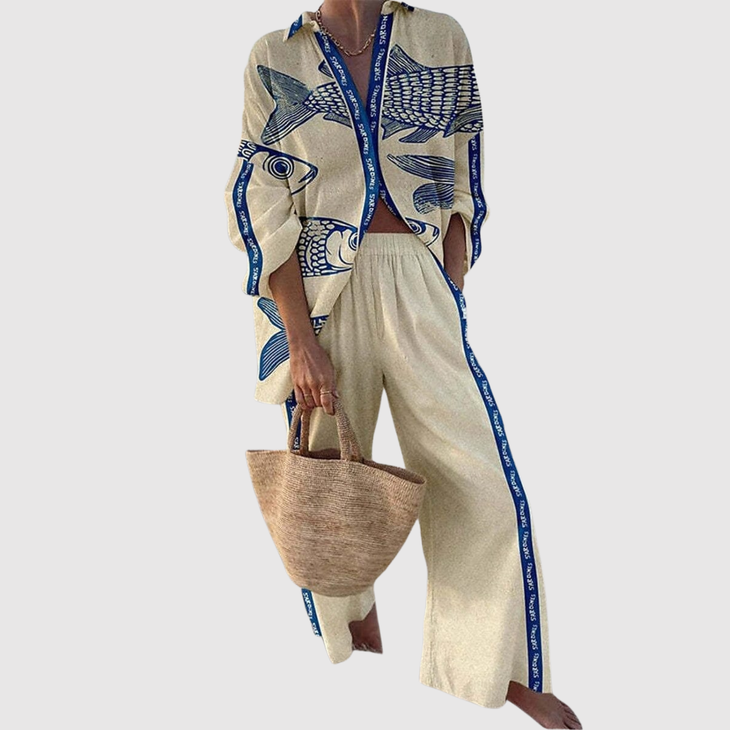 Natálie – Plážové šaty s vázáním vpředu