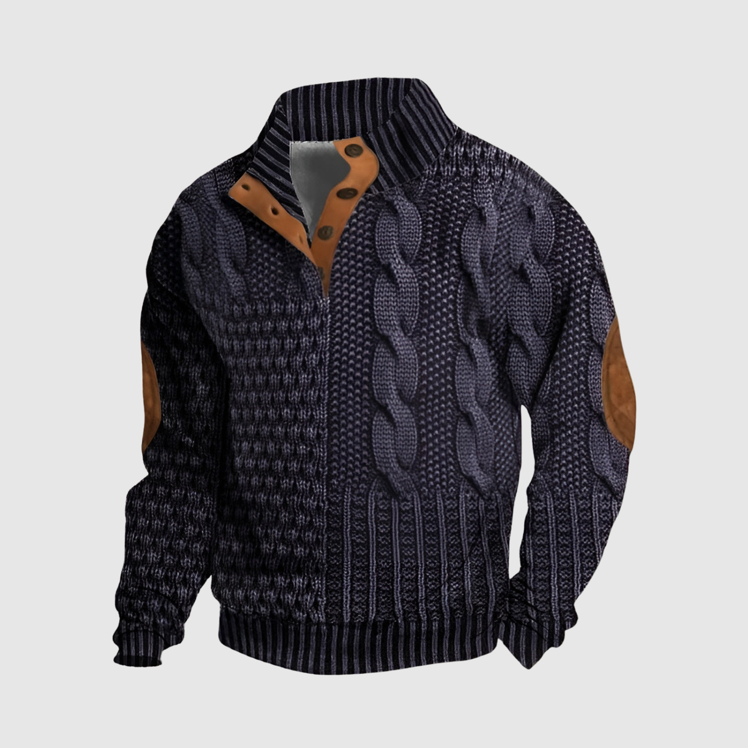 Daniel – Svetr s vzorem a kontrastními detaily