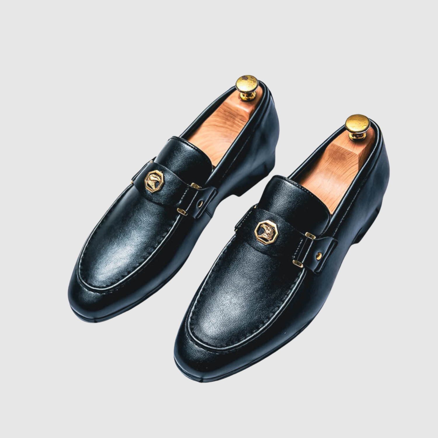 Oskar – Klasické Loafery s Metalovým Popruhem