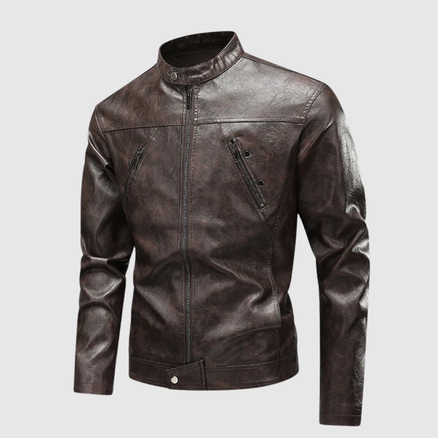 Dorian – Kožená bunda s klasickým střihem