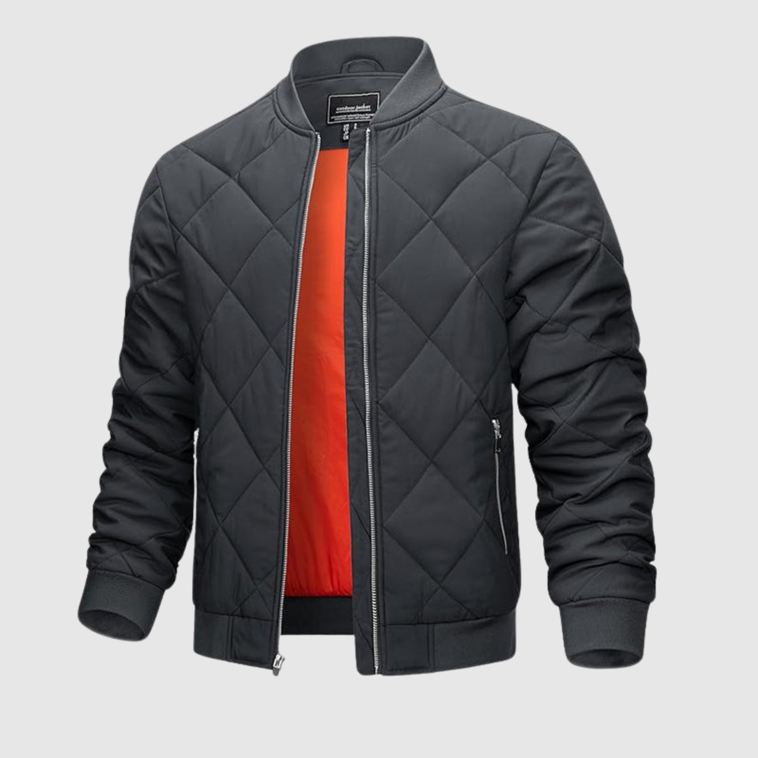 Šimon – Prošívaná bunda s moderním designem a kontrastní podšívkou