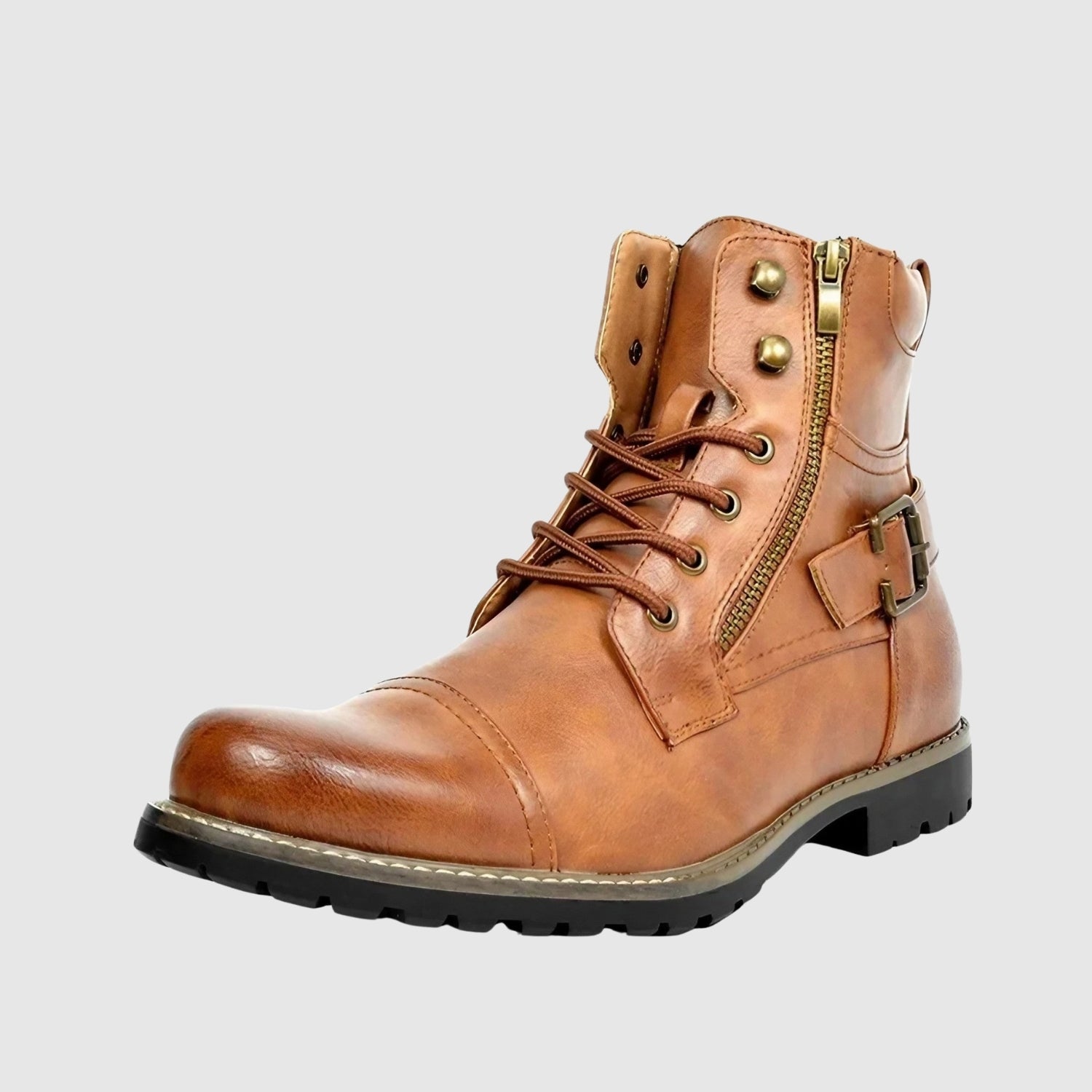 Radim - Kožené boty s tkaničkami