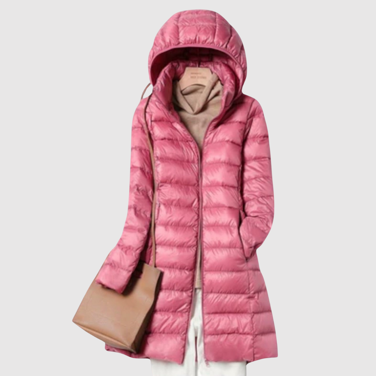 Jelena – Zimní bunda s huňatou kapucí