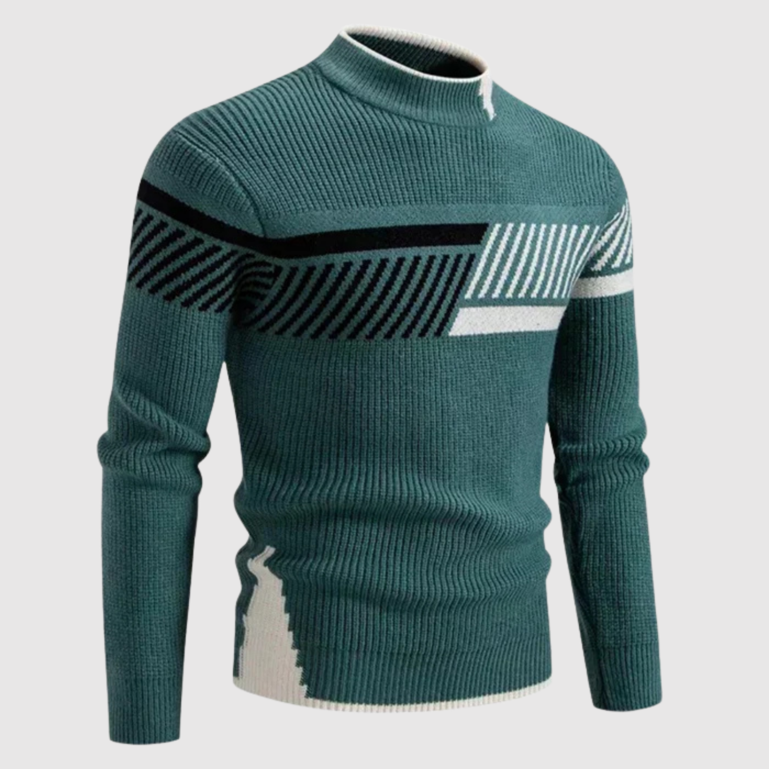 Daniel – Střihová blůza s moderním geometrickým vzorem