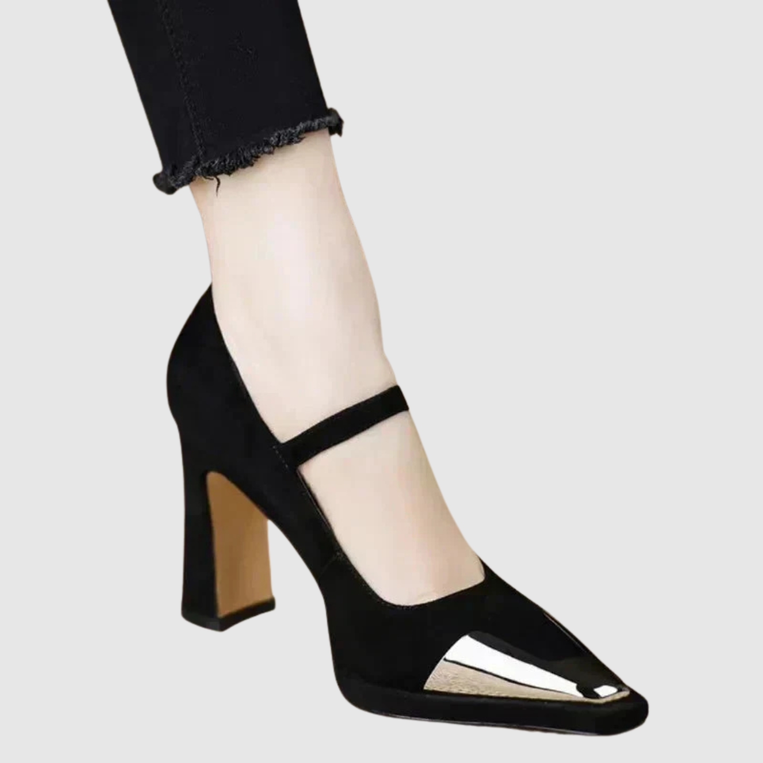 Greta - Elegantní boty na podpatku s páskem