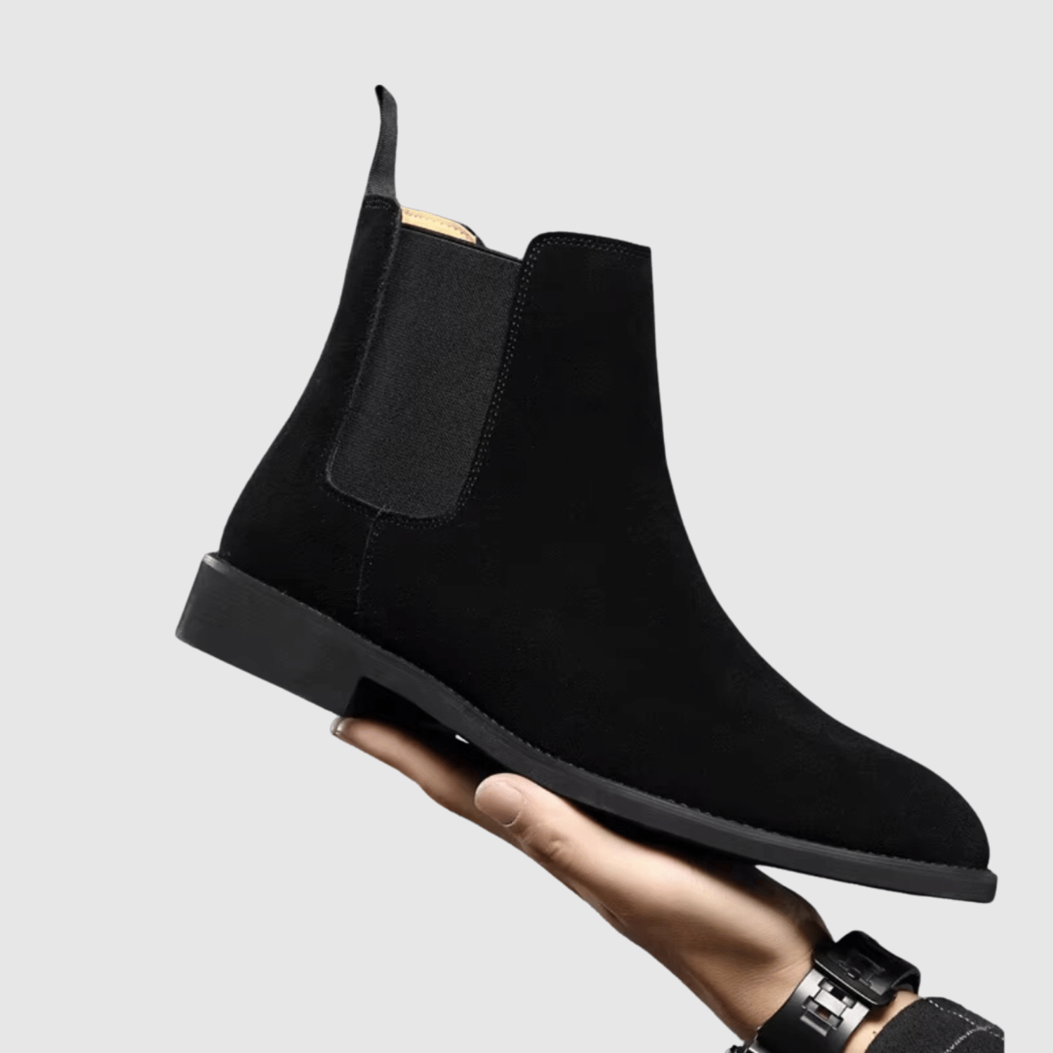 Oskar - Velurové boty s elastickými stranami