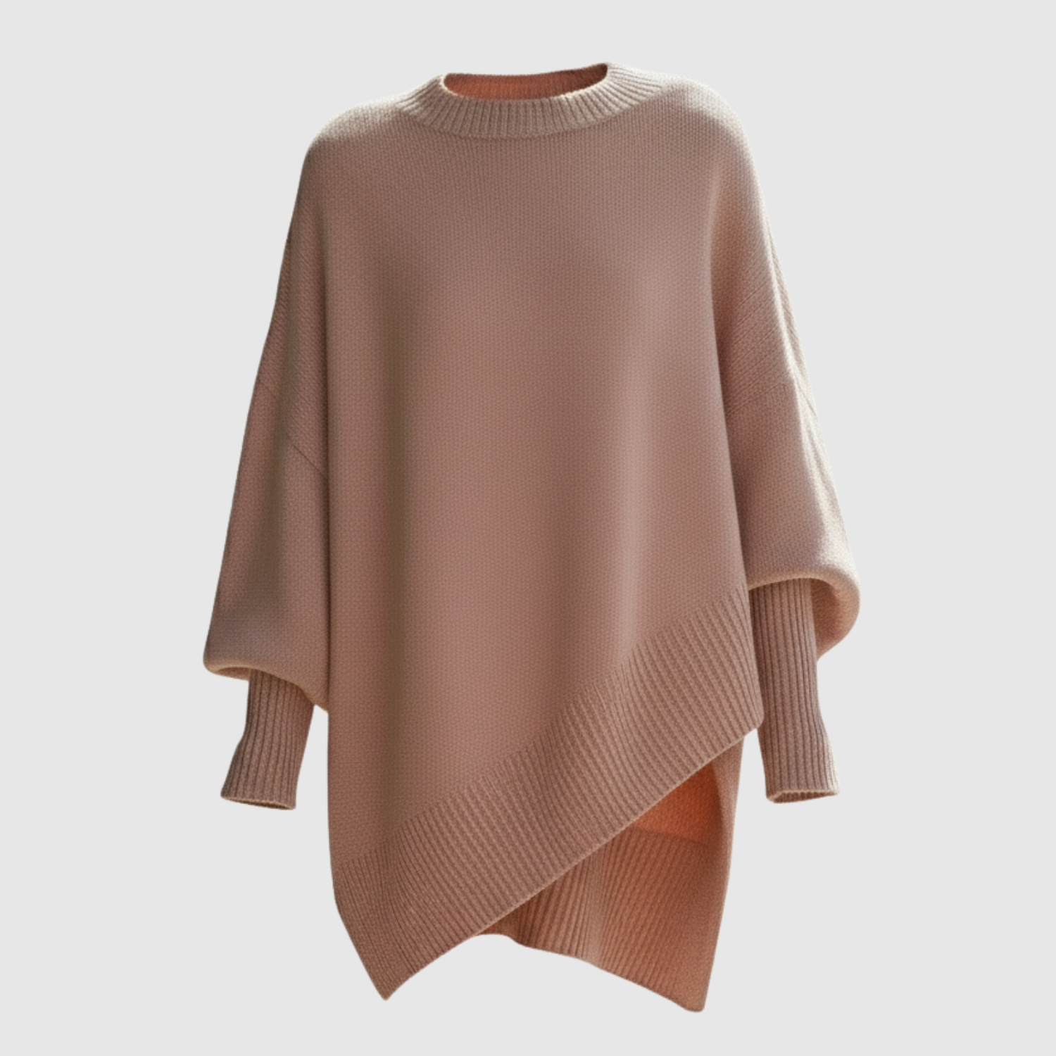 Nora - Elegantní pletené pončo s moderní linií