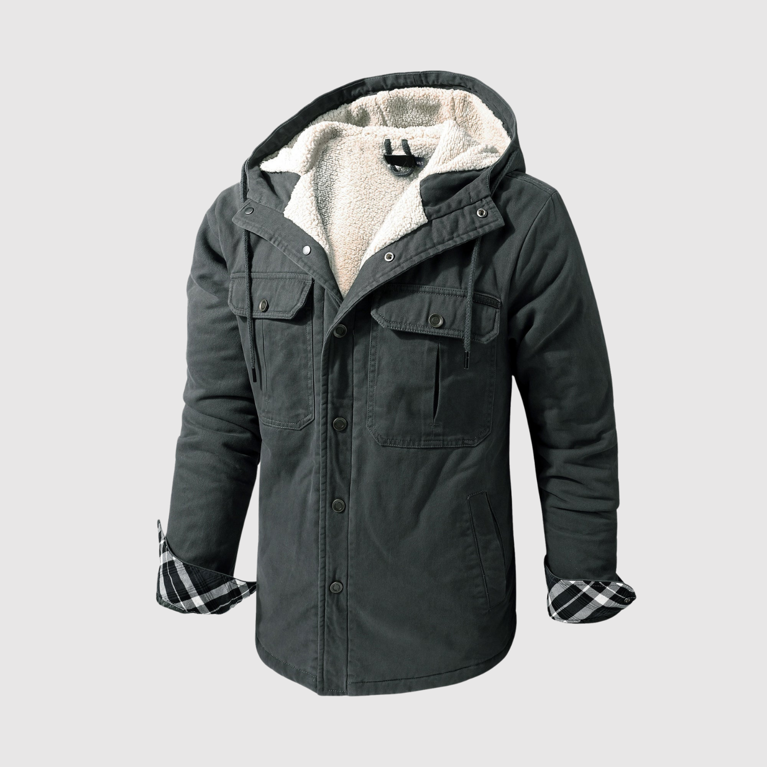 Marek – Pánská zimní bunda s vatovanou podšívkou a teplým designem