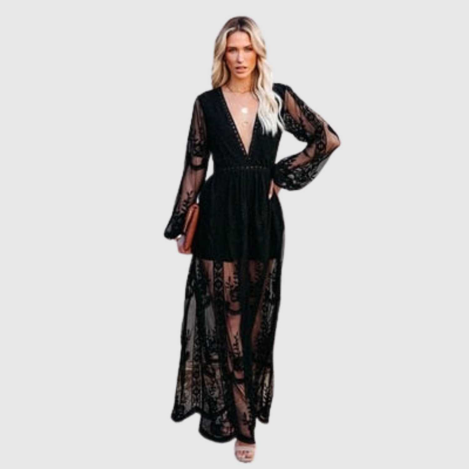 Eliška – Bohemian blondýnka s hlubokým V-výstřihem