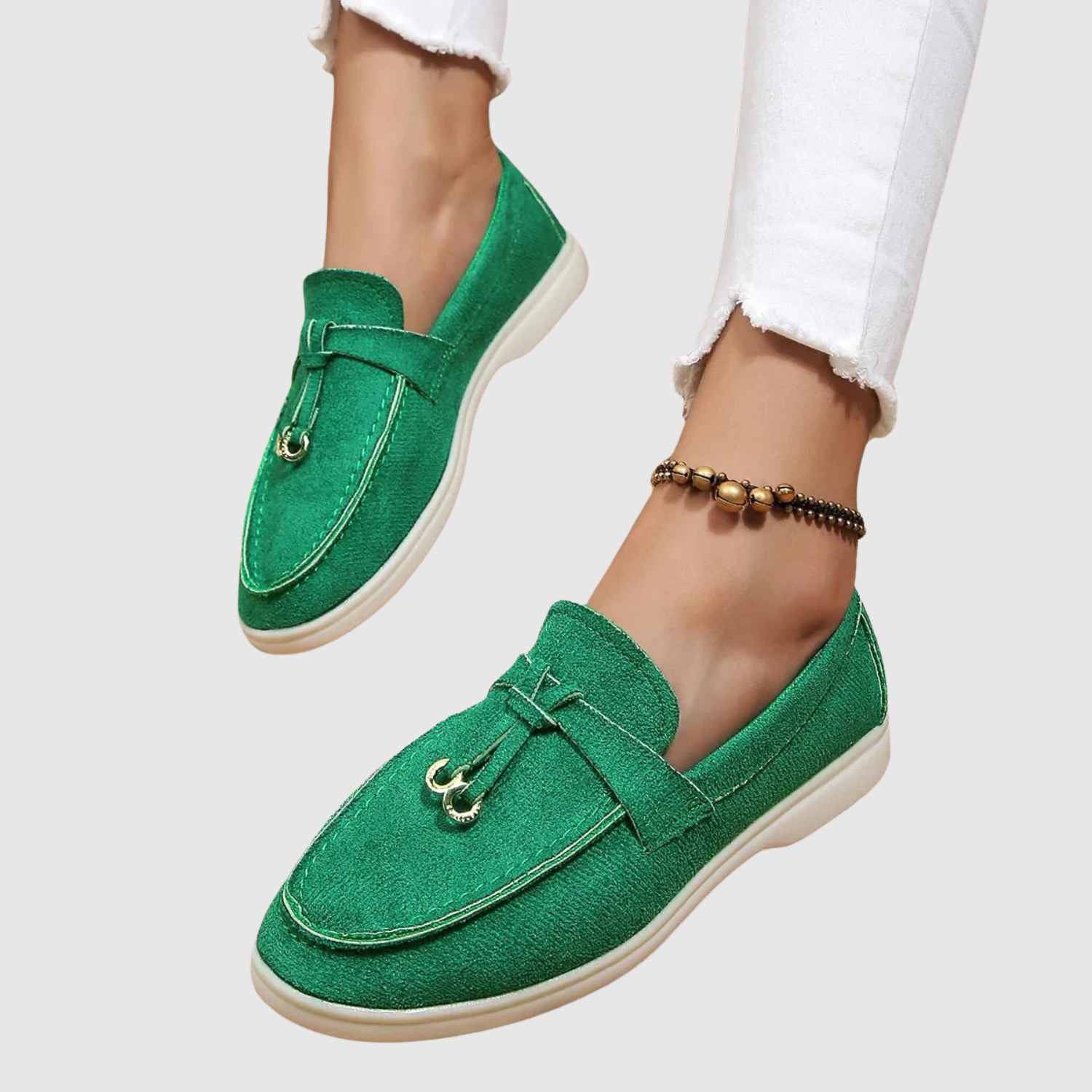Lara – Pohodlné plátěné loafers s elegantními detaily