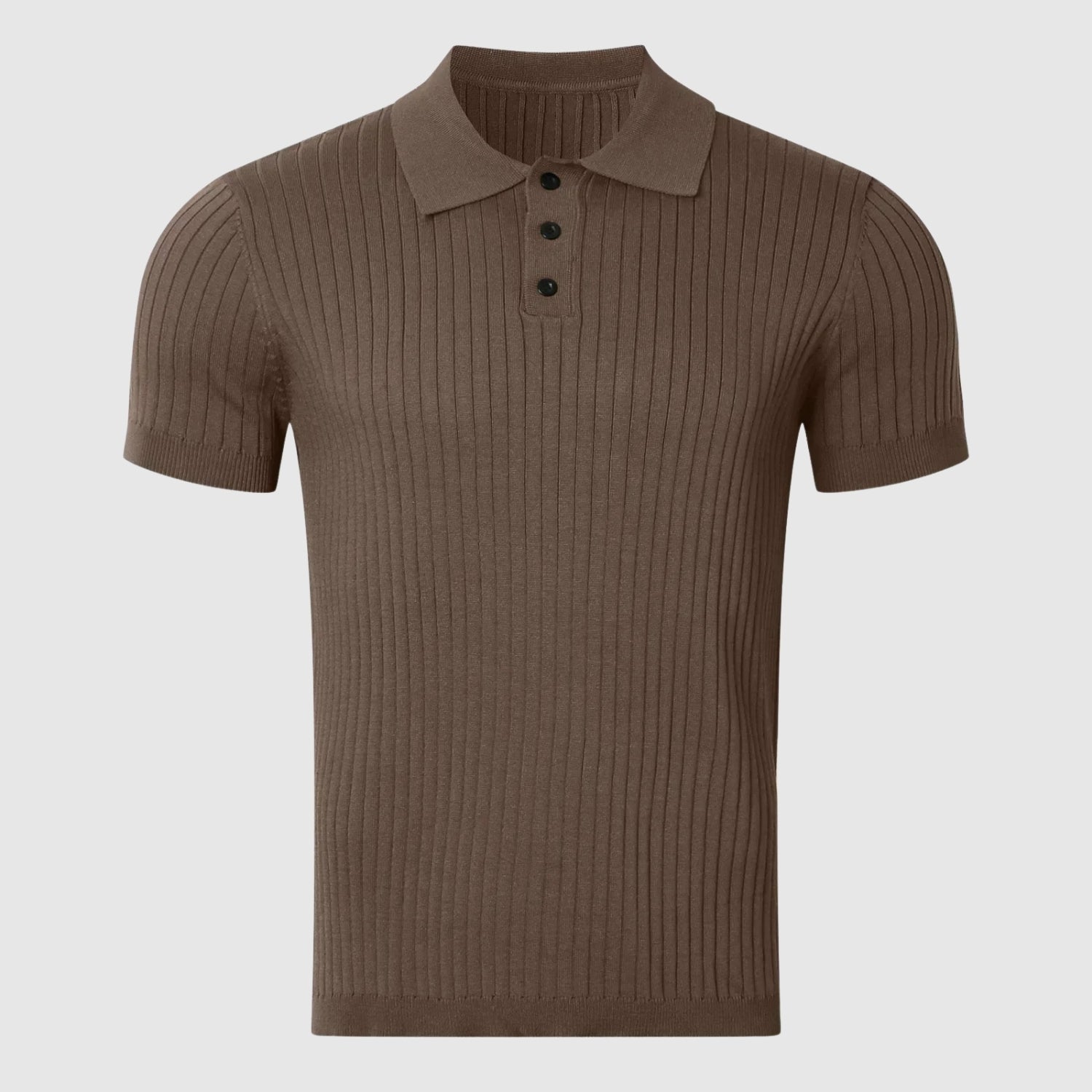 Adrian – Rybí pletené polo s knoflíky