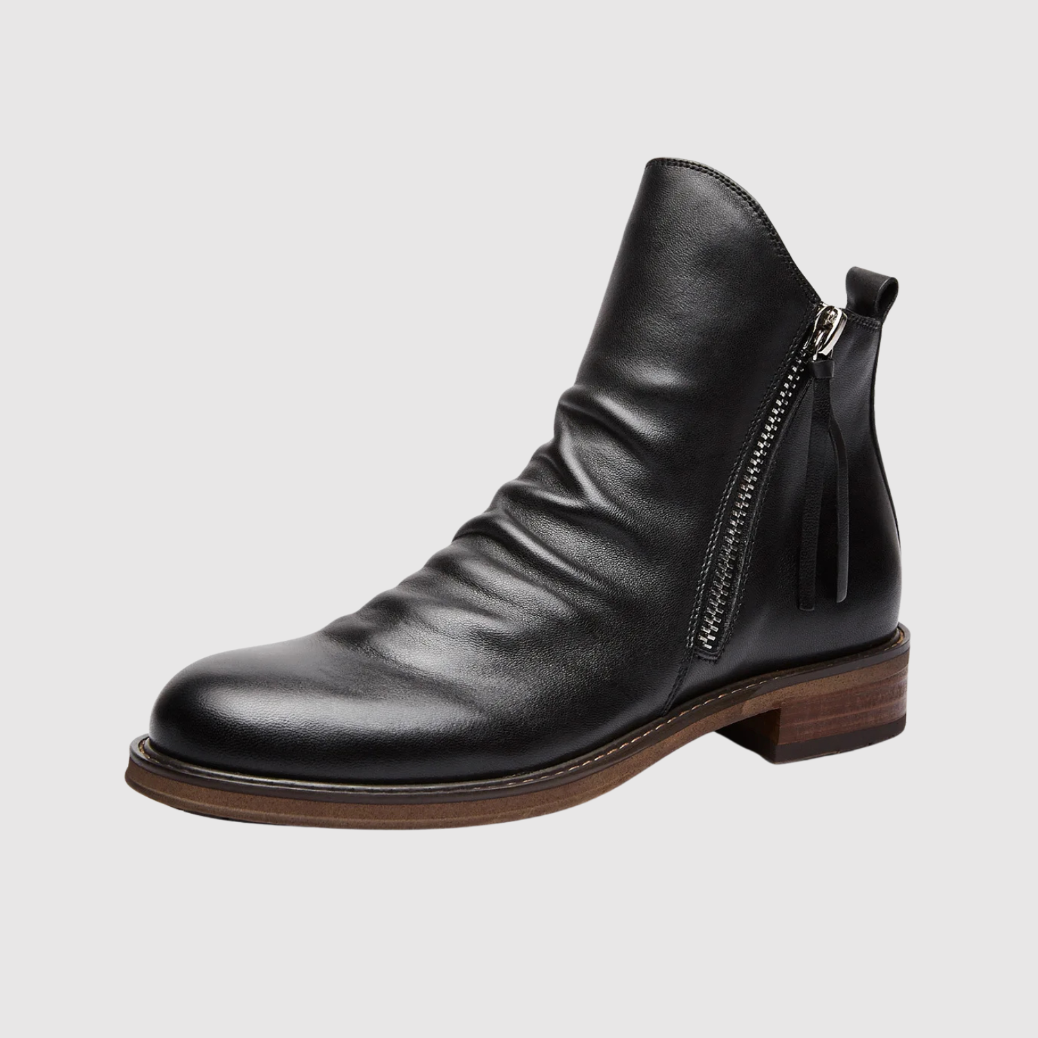 Oskar – Kožené Chelsea boty se zipem